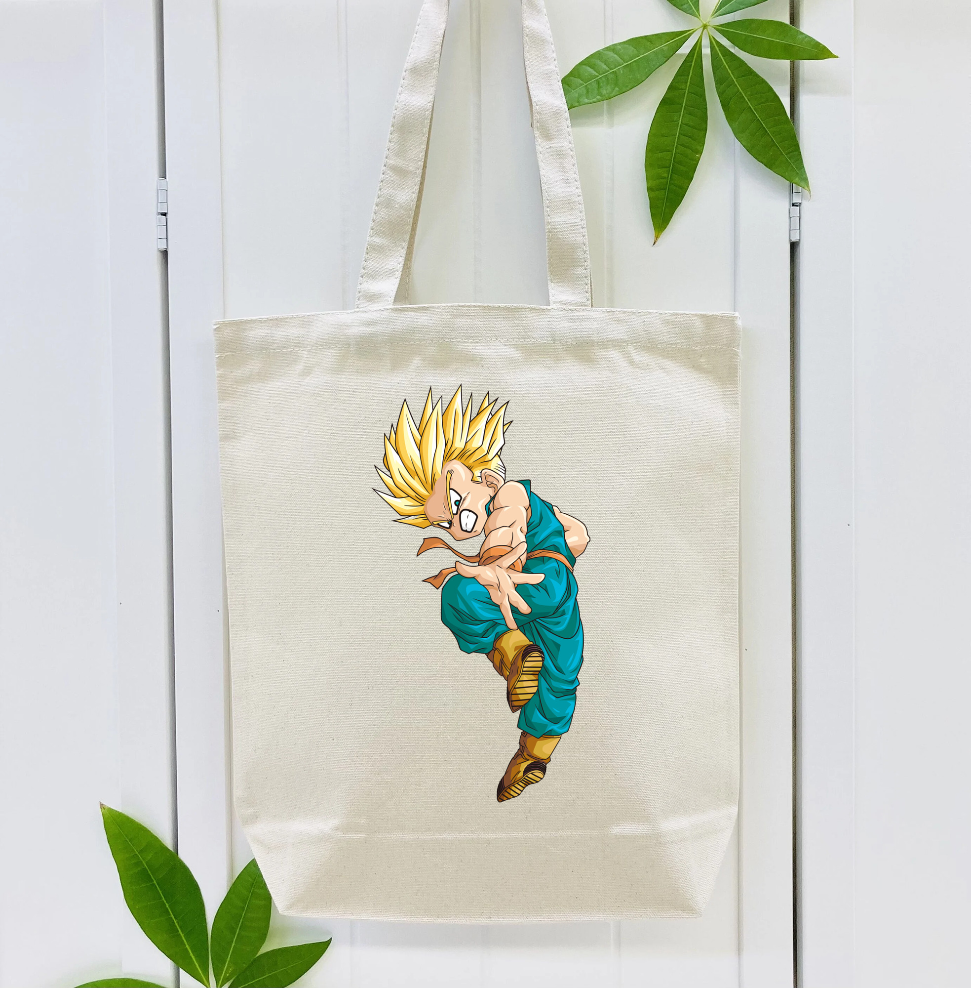 ドラゴンボール DRAGON BALL 縦型キャンバス生地手提げバッグ　トートバッグ