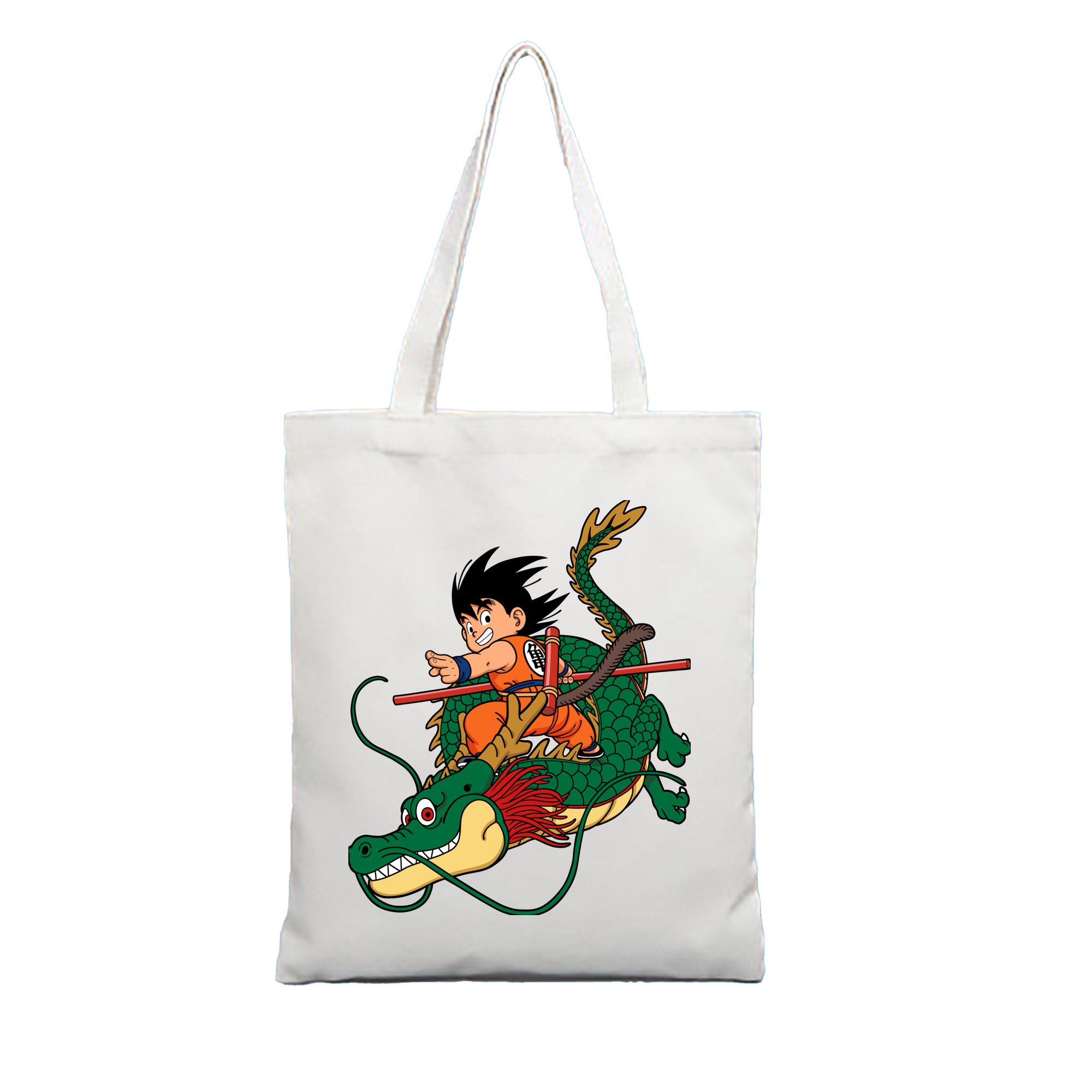 （画像用） ドラゴンボール 孫悟空（そん ごくう）Son Goku カカロット DRAGON BALL Kakarotto 縦型キャンバス生地手提げバッグ　トートバッグ