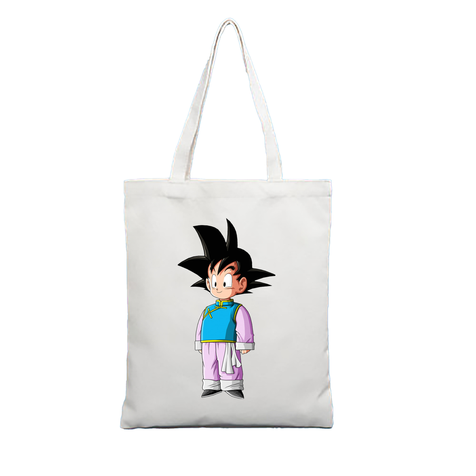 （画像用） ドラゴンボール 孫悟空（そん ごくう）Son Goku カカロット DRAGON BALL Kakarotto 縦型キャンバス生地手提げバッグ　トートバッグ