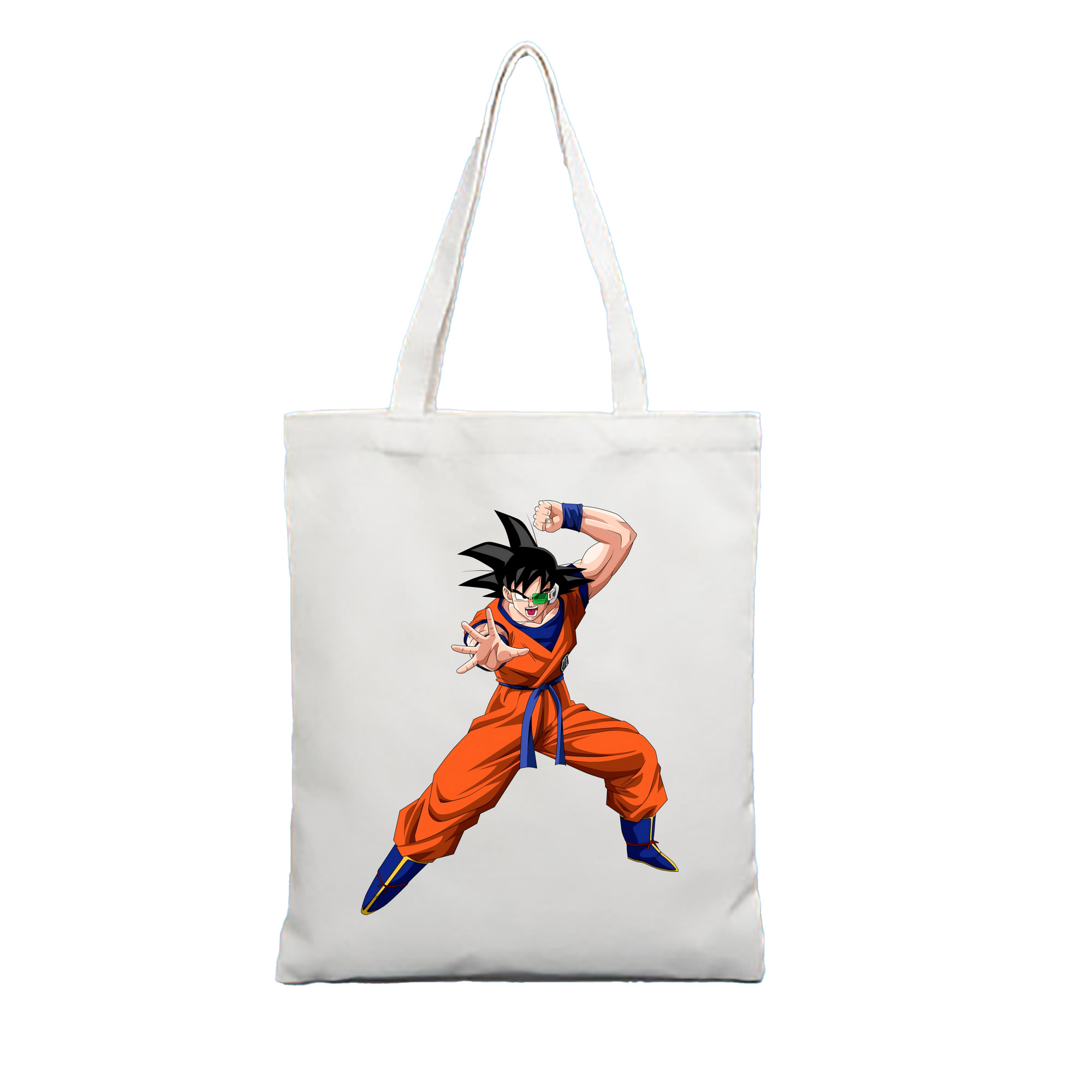 （画像用） ドラゴンボール 孫悟空（そん ごくう）Son Goku カカロット DRAGON BALL Kakarotto 縦型キャンバス生地手提げバッグ　トートバッグ