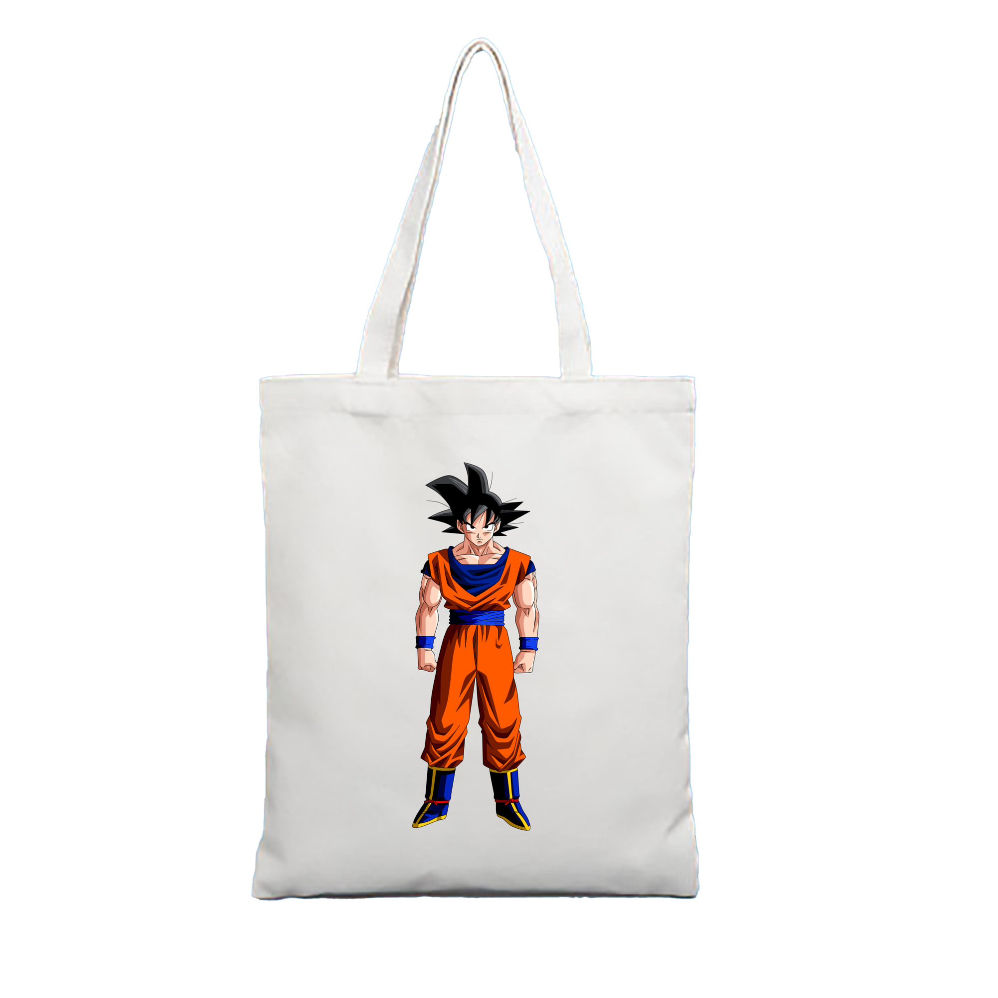 （画像用） ドラゴンボール 孫悟空（そん ごくう）Son Goku カカロット DRAGON BALL Kakarotto 縦型キャンバス生地手提げバッグ　トートバッグ