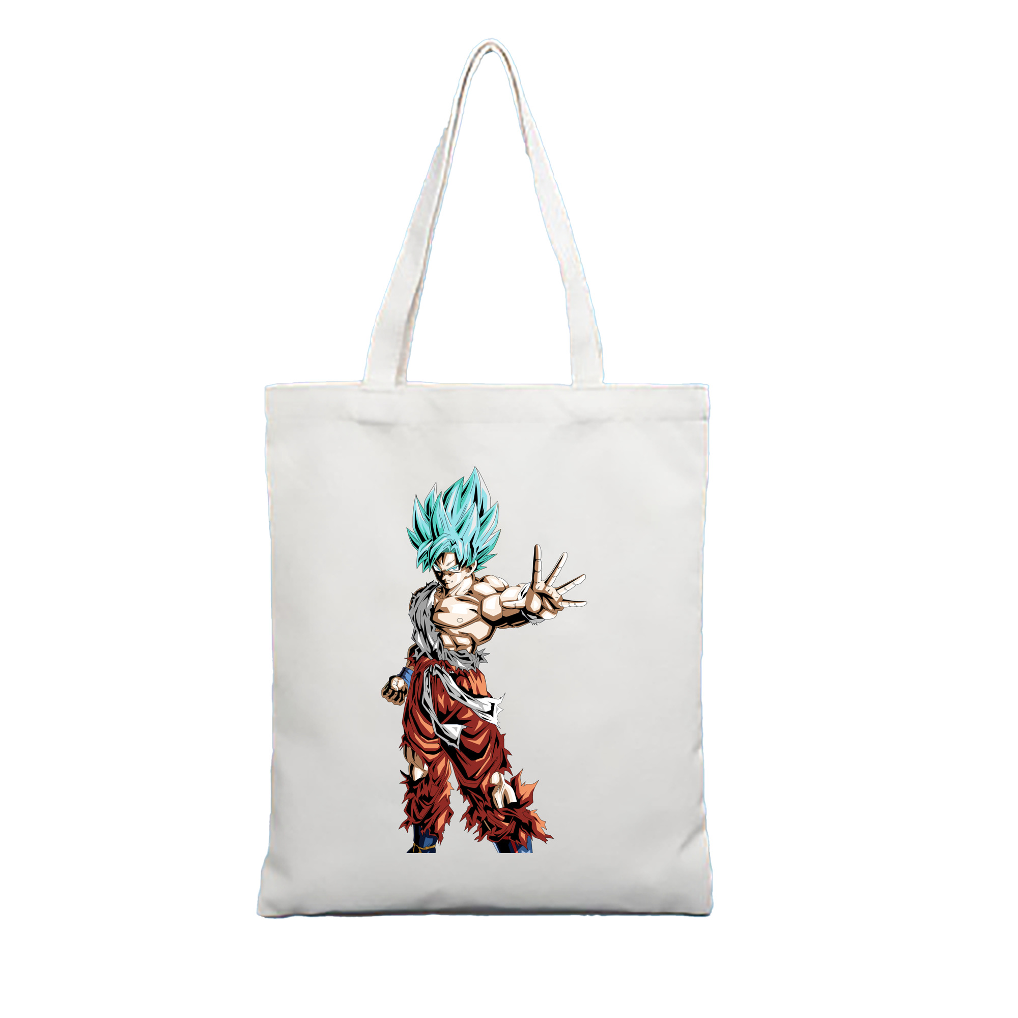 （画像用） ドラゴンボール 孫悟空（そん ごくう）Son Goku カカロット DRAGON BALL Kakarotto 縦型キャンバス生地手提げバッグ　トートバッグ