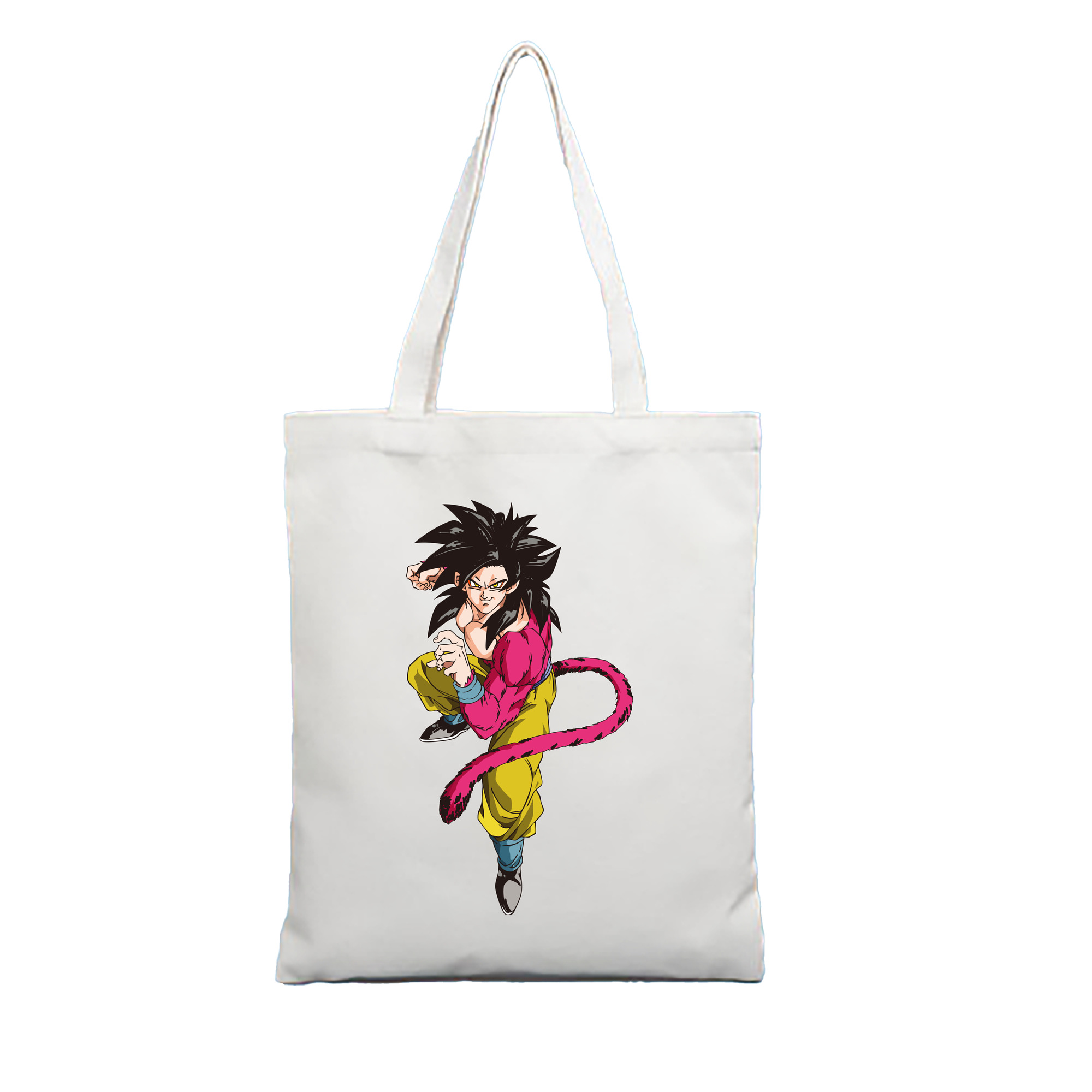（画像用） ドラゴンボール 孫悟空（そん ごくう）Son Goku カカロット DRAGON BALL Kakarotto 縦型キャンバス生地手提げバッグ　トートバッグ