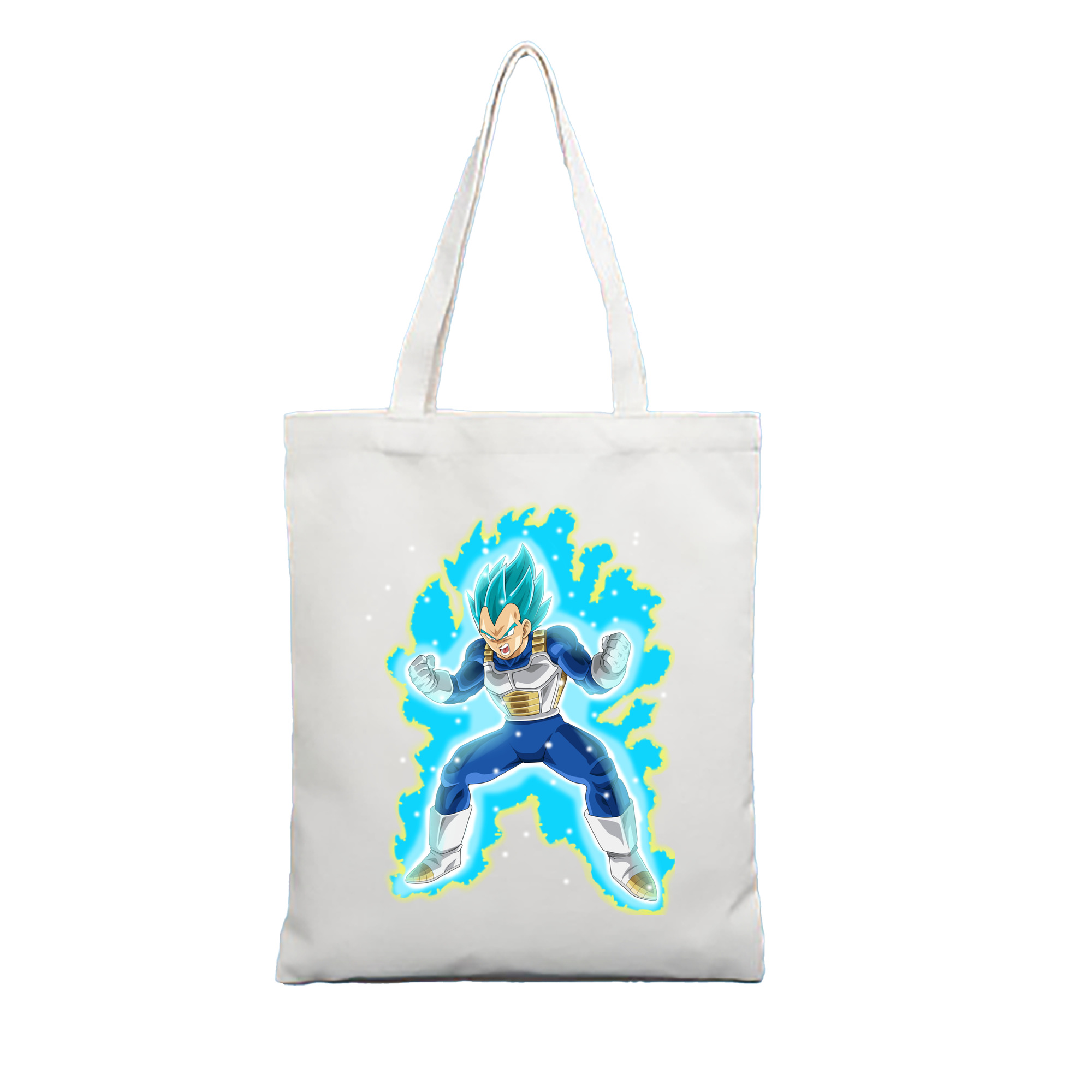 （画像用） ドラゴンボール ベジータ四世（Bejīta Yonsei）DRAGON BALL Vegeta IV 縦型キャンバス生地手提げバッグ　トートバッグ