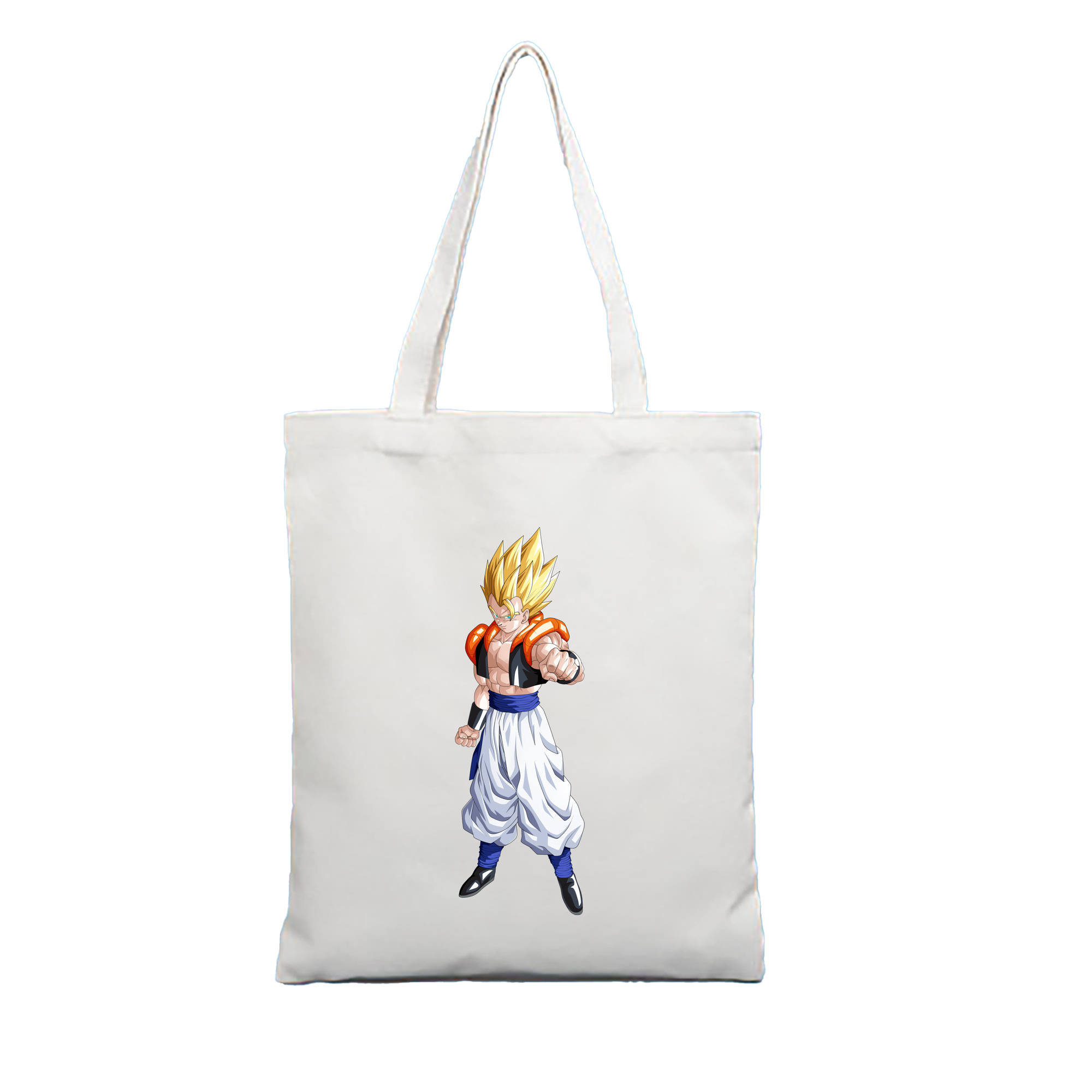 （画像用） ドラゴンボール ベジータ四世（Bejīta Yonsei）DRAGON BALL Vegeta IV 縦型キャンバス生地手提げバッグ　トートバッグ