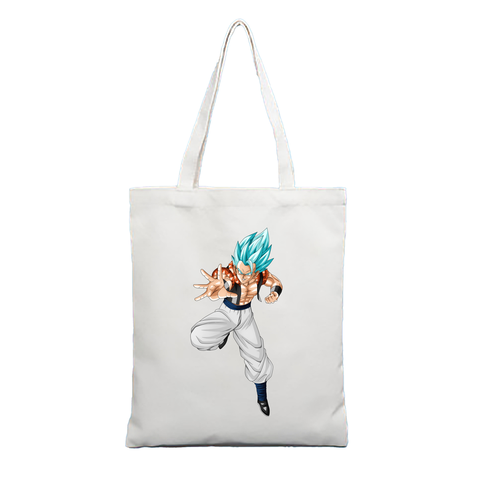 （画像用） ドラゴンボール ベジータ四世（Bejīta Yonsei）DRAGON BALL Vegeta IV 縦型キャンバス生地手提げバッグ　トートバッグ