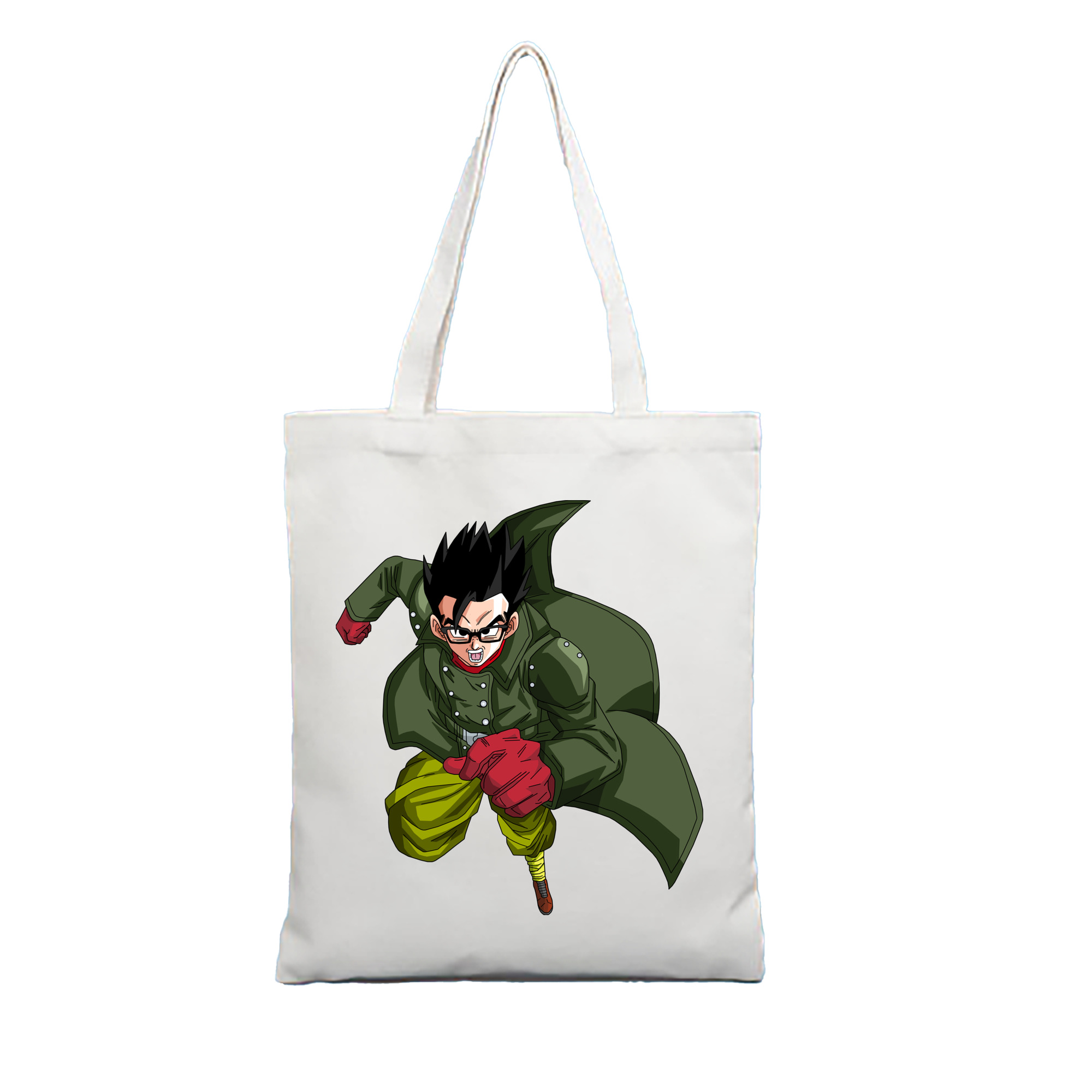 （画像用） ドラゴンボール 孫 悟飯（そんごはん）DRAGON BALL Son Gohan 縦型キャンバス生地手提げバッグ　トートバッグ