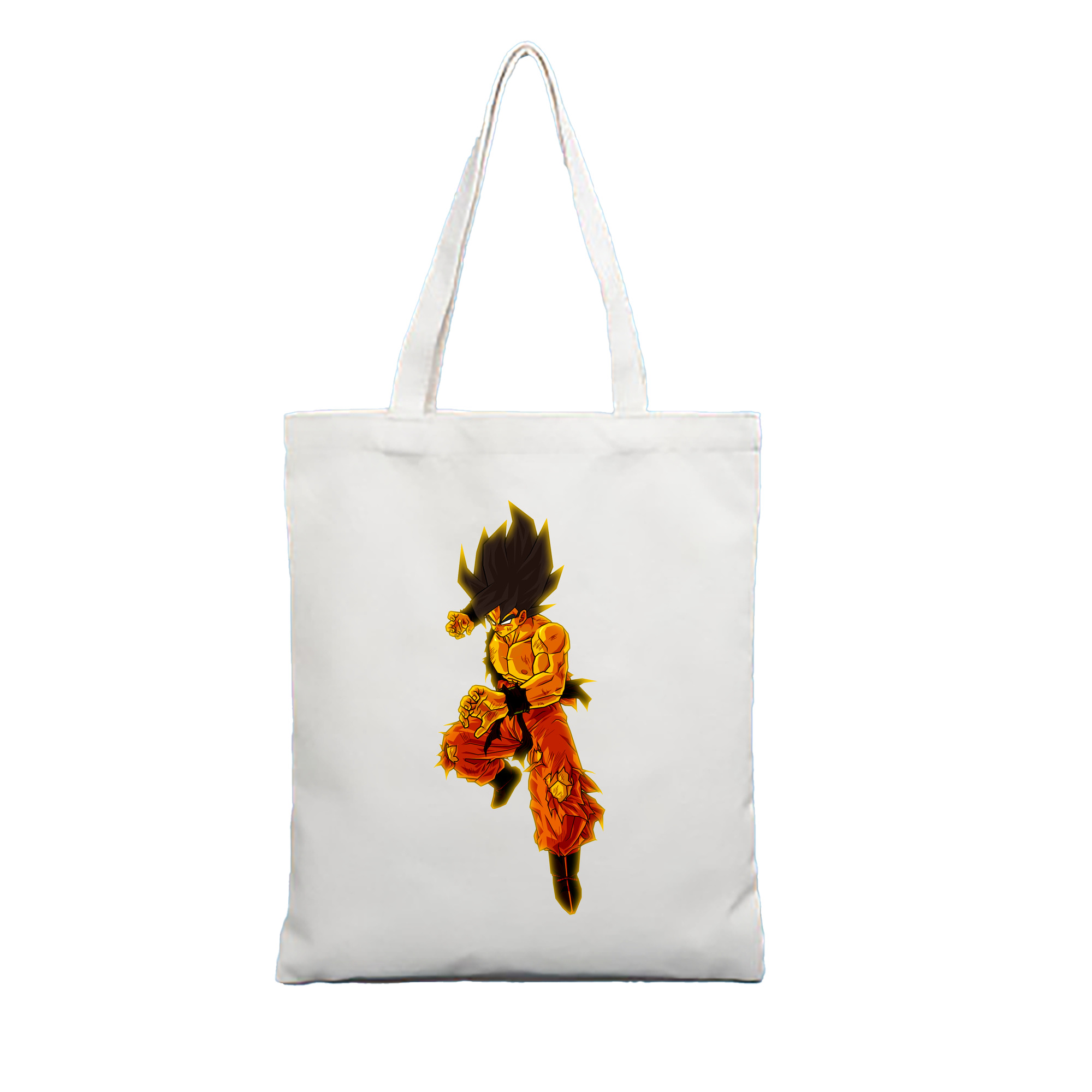 （画像用） ドラゴンボール 孫 悟飯（そんごはん）DRAGON BALL Son Gohan 縦型キャンバス生地手提げバッグ　トートバッグ