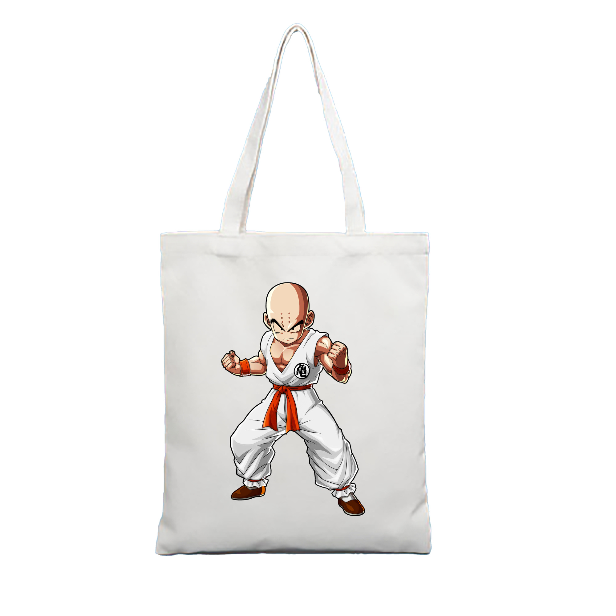 （画像用） ドラゴンボール クリリン DRAGON BALL krillin 縦型キャンバス生地手提げバッグ　トートバッグ
