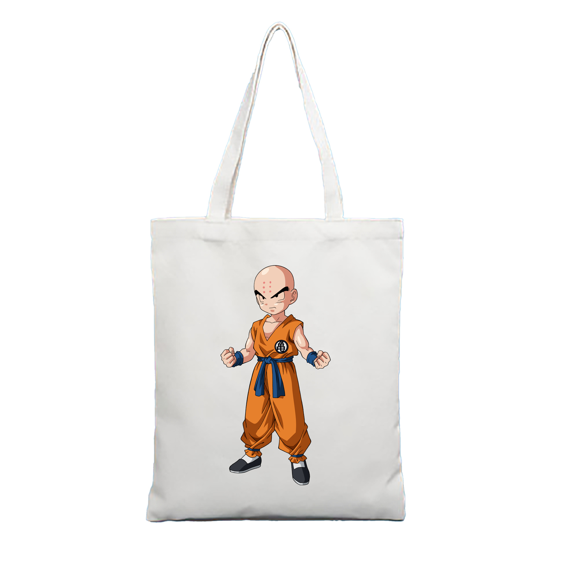 （画像用） ドラゴンボール クリリン DRAGON BALL krillin 縦型キャンバス生地手提げバッグ　トートバッグ