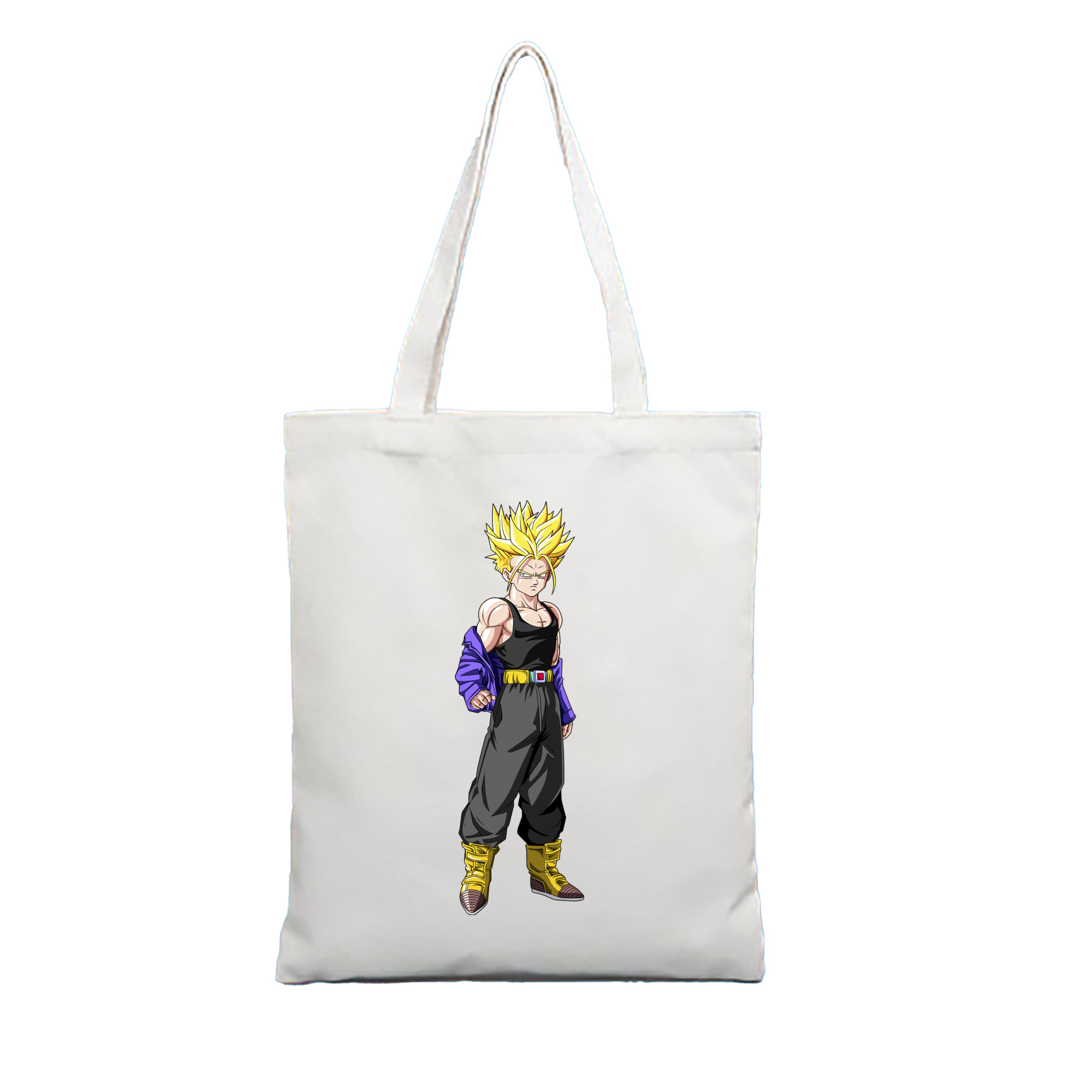 （画像用） ドラゴンボール トランクス（Torankusu）DRAGON BALL Trunks 縦型キャンバス生地手提げバッグ　トートバッグ