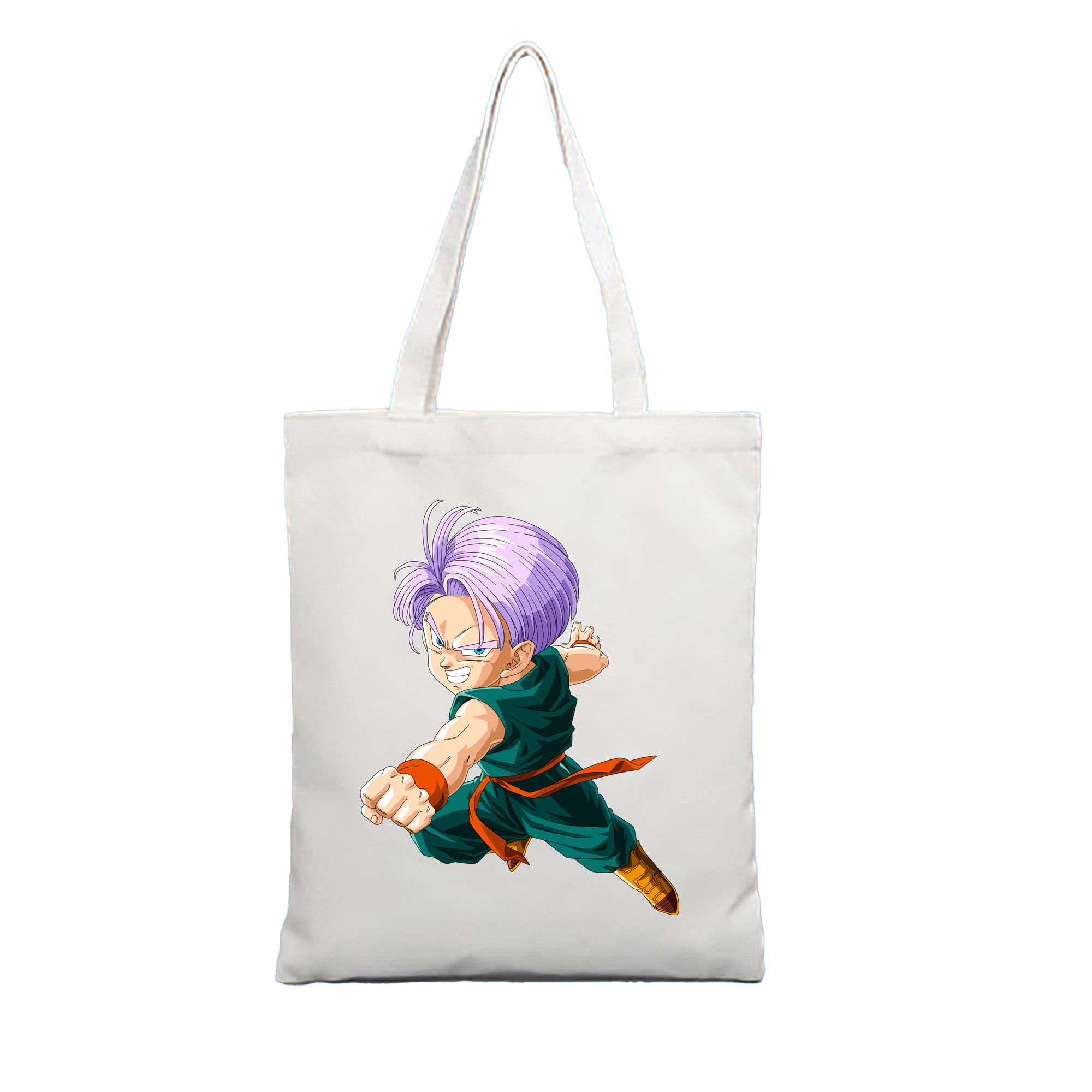 （画像用） ドラゴンボール トランクス（Torankusu）DRAGON BALL Trunks 縦型キャンバス生地手提げバッグ　トートバッグ