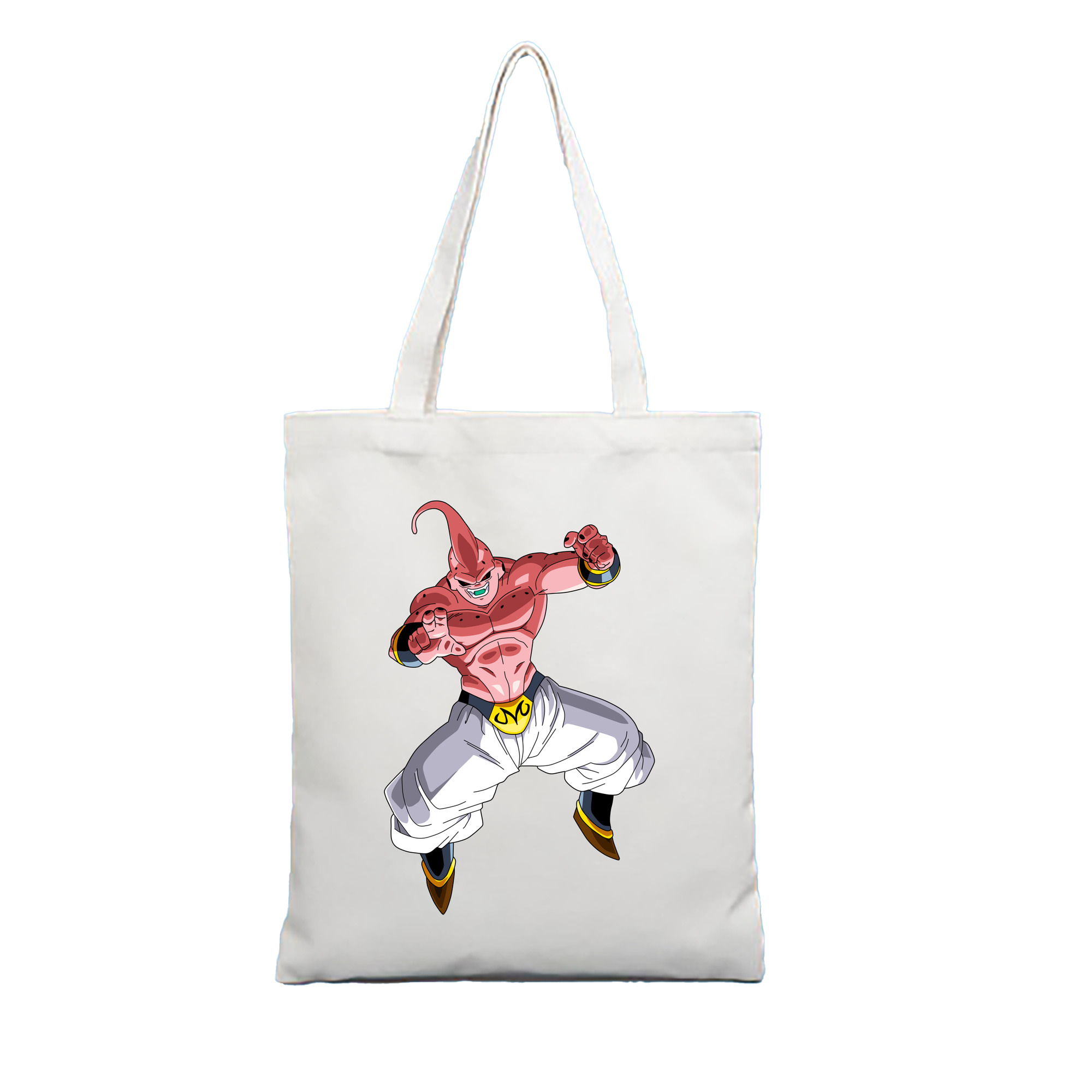 （画像用） ドラゴンボール 魔人ブウ DRAGON BALL Majin Buu 縦型キャンバス生地手提げバッグ　トートバッグ
