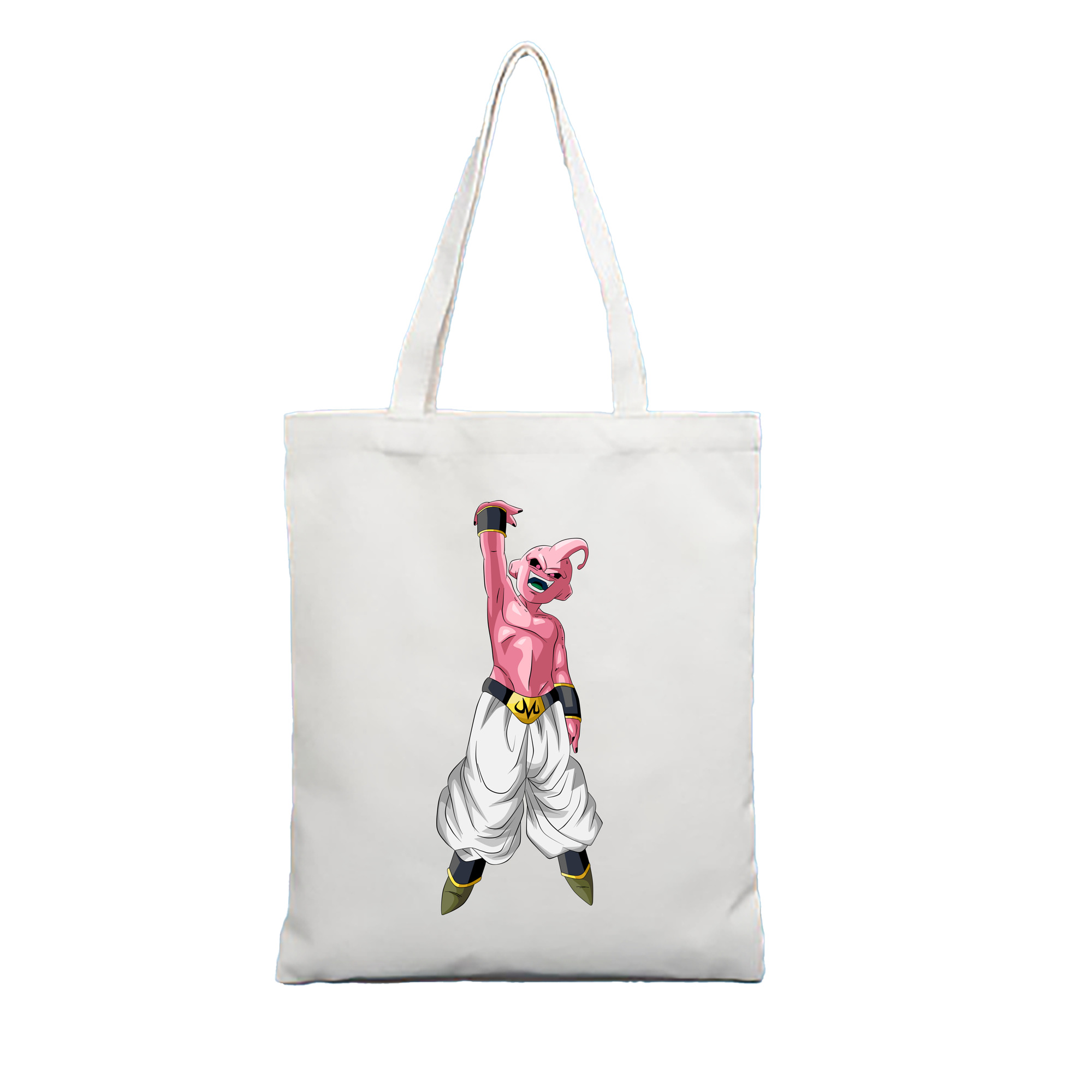 （画像用） ドラゴンボール 魔人ブウ DRAGON BALL Majin Buu 縦型キャンバス生地手提げバッグ　トートバッグ