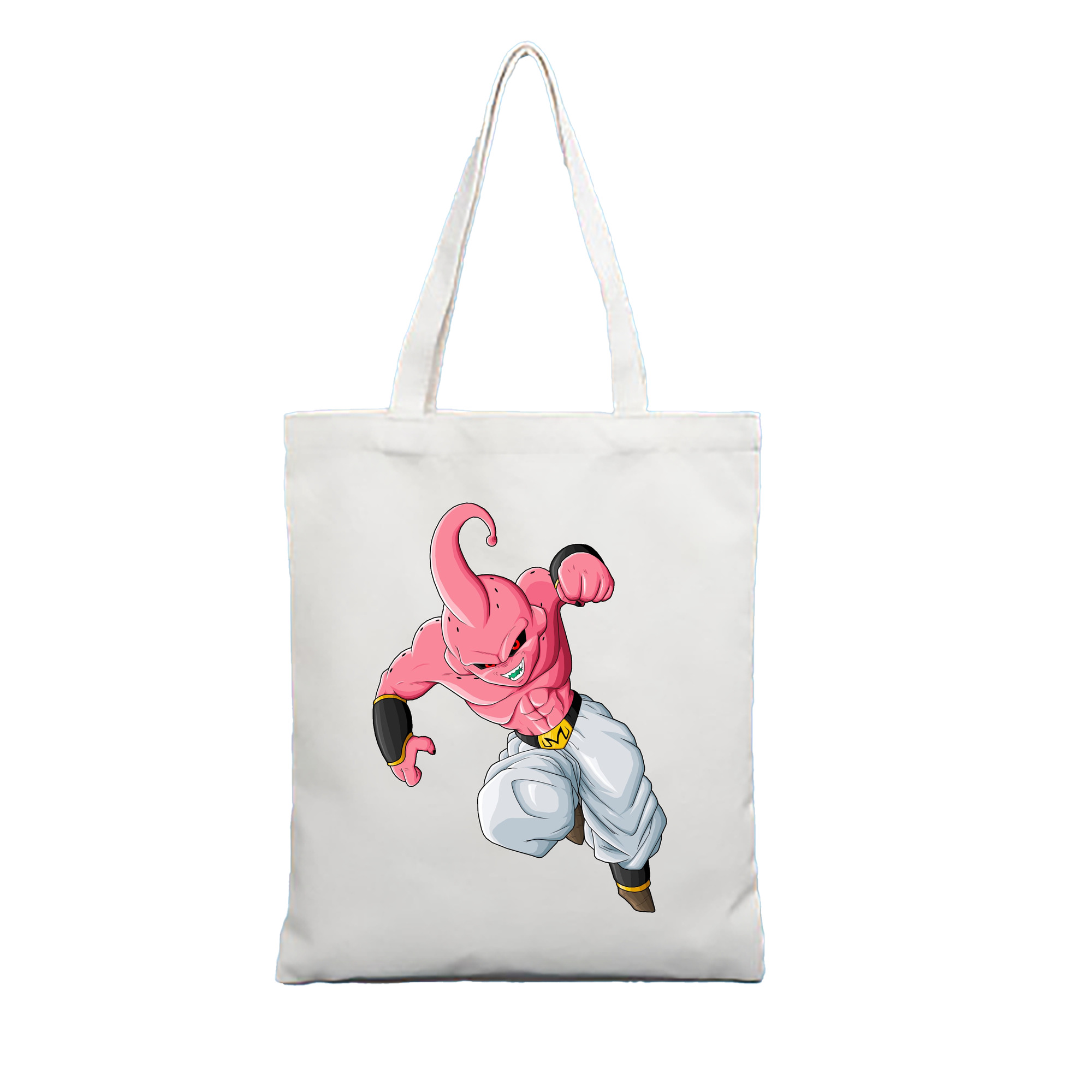 （画像用） ドラゴンボール 魔人ブウ DRAGON BALL Majin Buu 縦型キャンバス生地手提げバッグ　トートバッグ