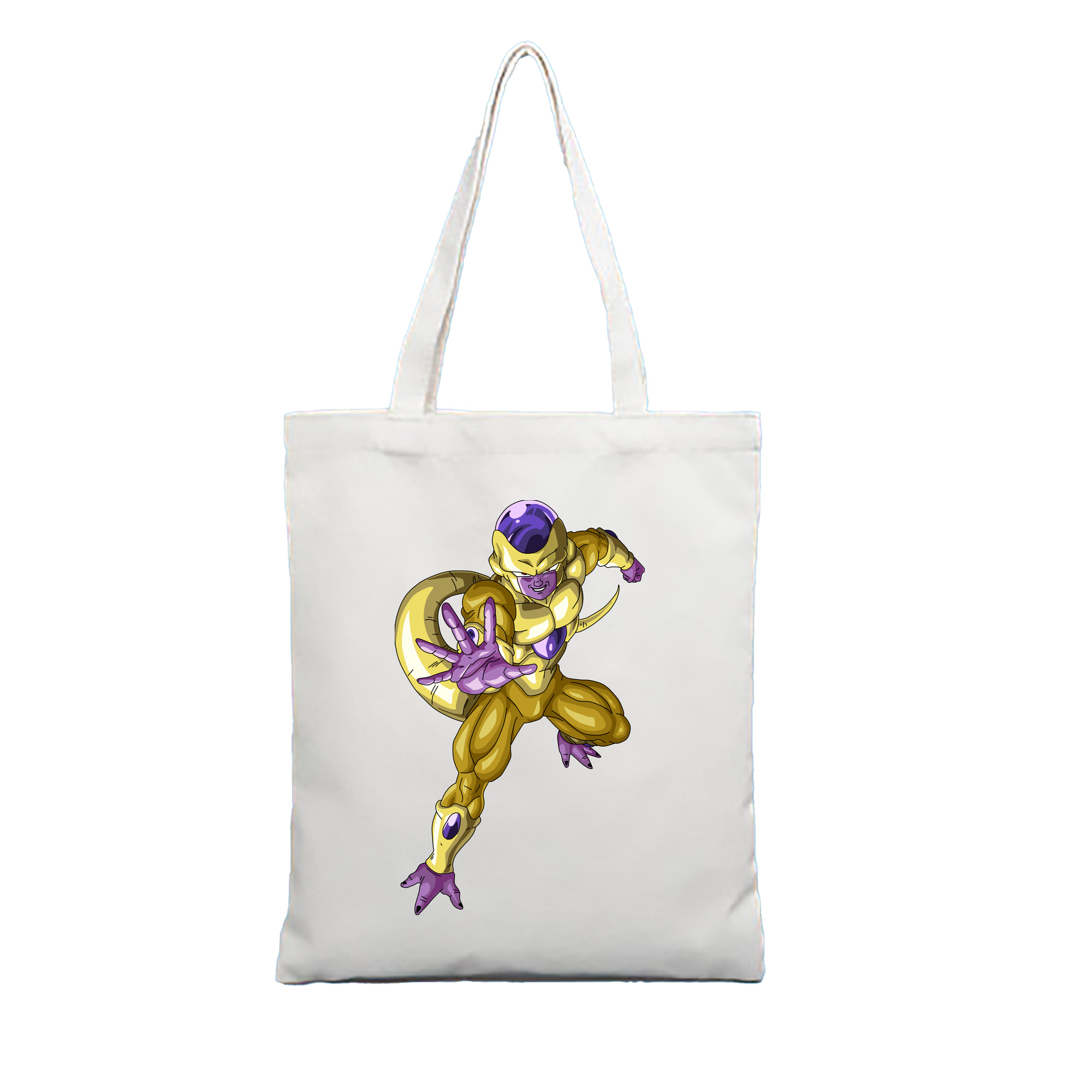 （画像用） ドラゴンボール フリーザ DRAGON BALL Frieza 縦型キャンバス生地手提げバッグ　トートバッグ