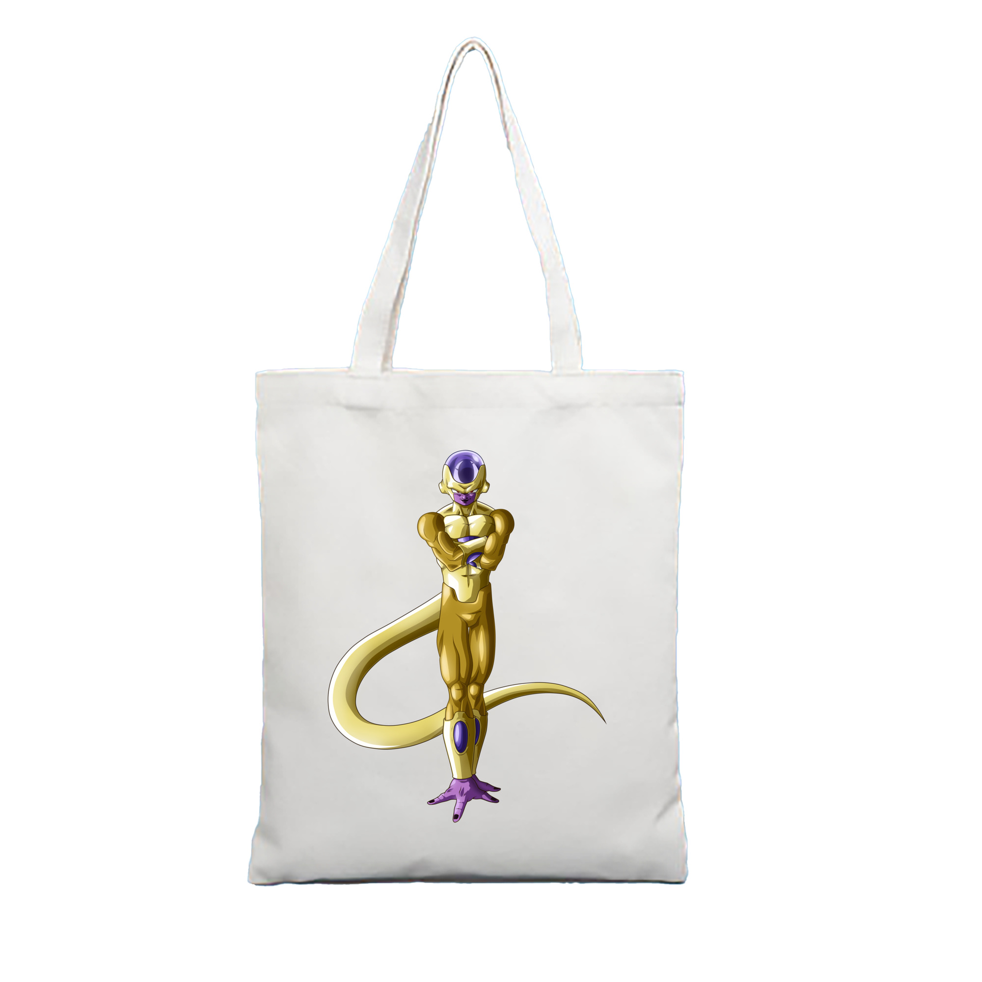 （画像用） ドラゴンボール フリーザ DRAGON BALL Frieza 縦型キャンバス生地手提げバッグ　トートバッグ