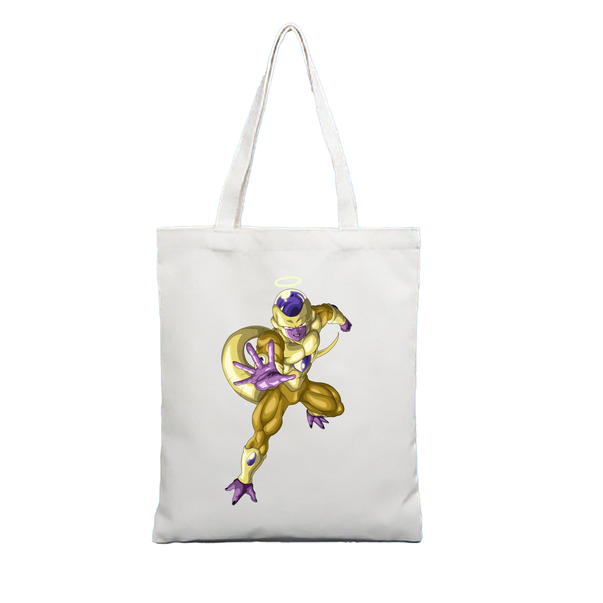 （画像用） ドラゴンボール フリーザ DRAGON BALL Frieza 縦型キャンバス生地手提げバッグ　トートバッグ