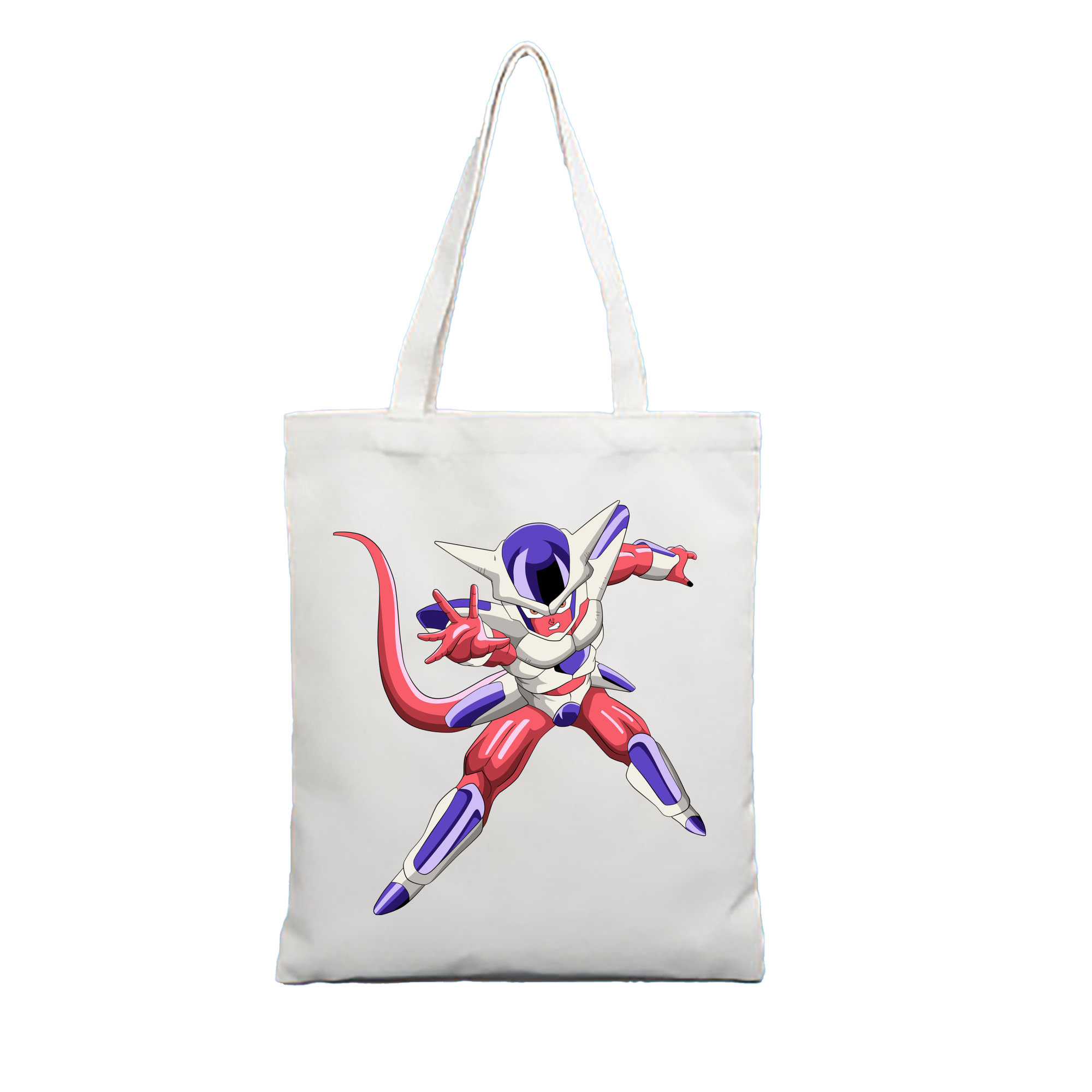 （画像用） ドラゴンボール フリーザ DRAGON BALL Frieza 縦型キャンバス生地手提げバッグ　トートバッグ