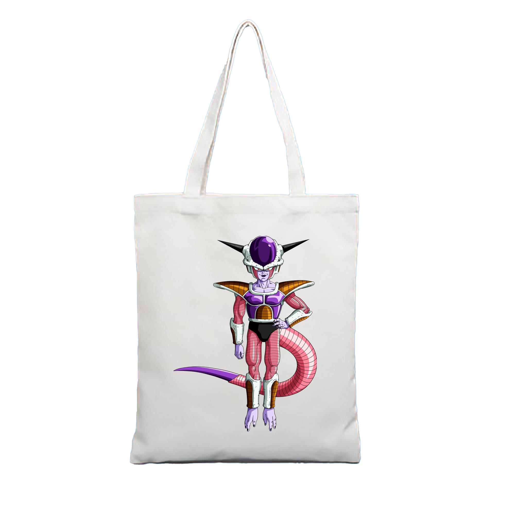 （画像用） ドラゴンボール フリーザ DRAGON BALL Frieza 縦型キャンバス生地手提げバッグ　トートバッグ