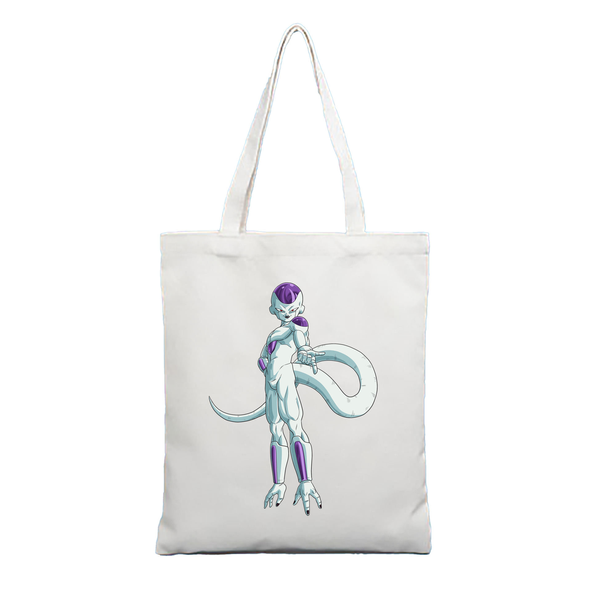 （画像用） ドラゴンボール フリーザ DRAGON BALL Frieza 縦型キャンバス生地手提げバッグ　トートバッグ