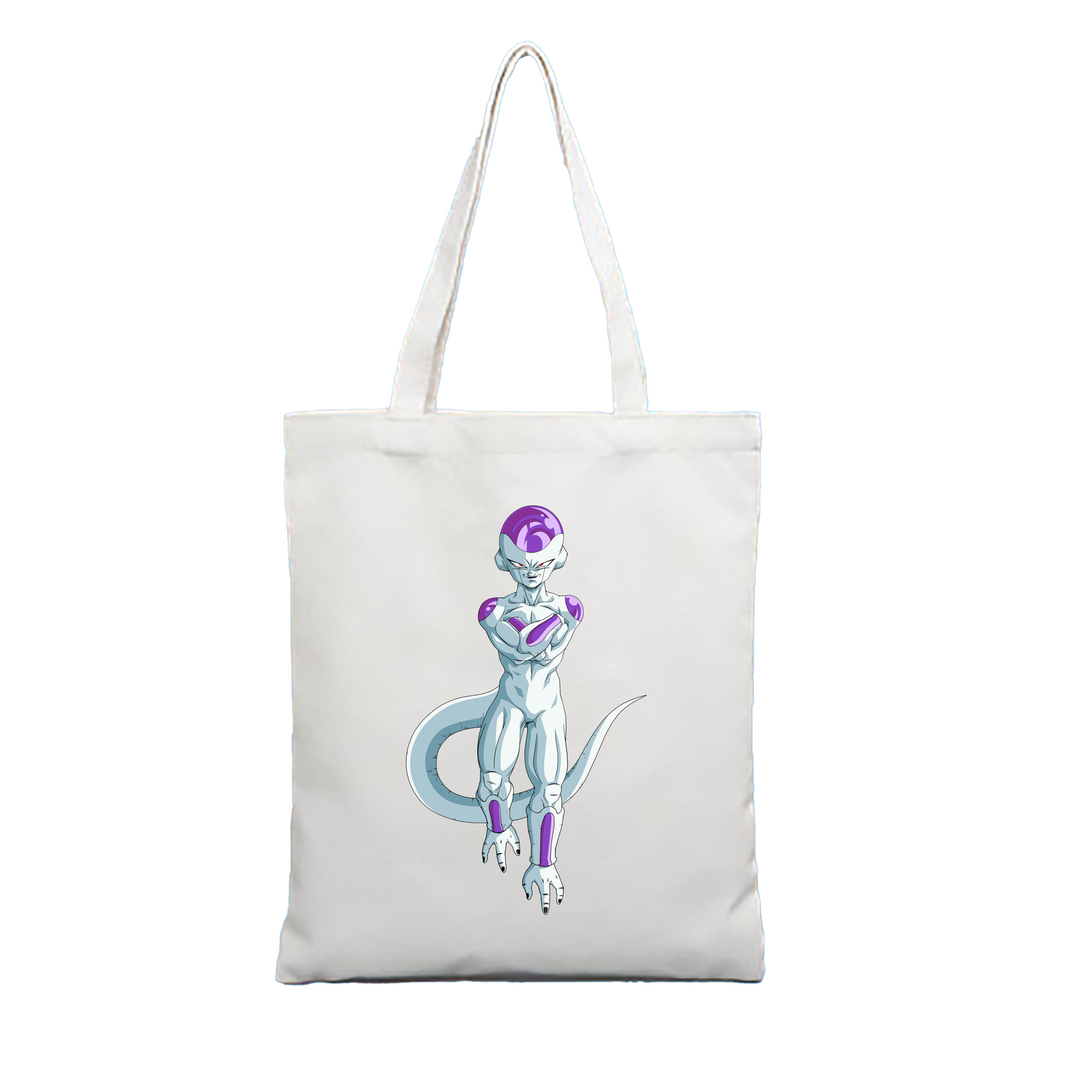 （画像用） ドラゴンボール フリーザ DRAGON BALL Frieza 縦型キャンバス生地手提げバッグ　トートバッグ