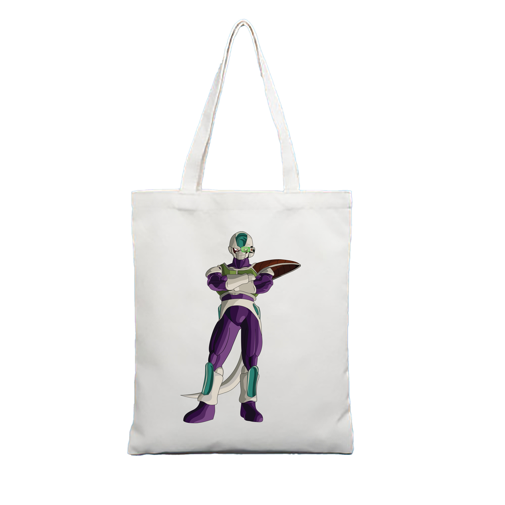 （画像用） ドラゴンボール フリーザ DRAGON BALL Frieza 縦型キャンバス生地手提げバッグ　トートバッグ