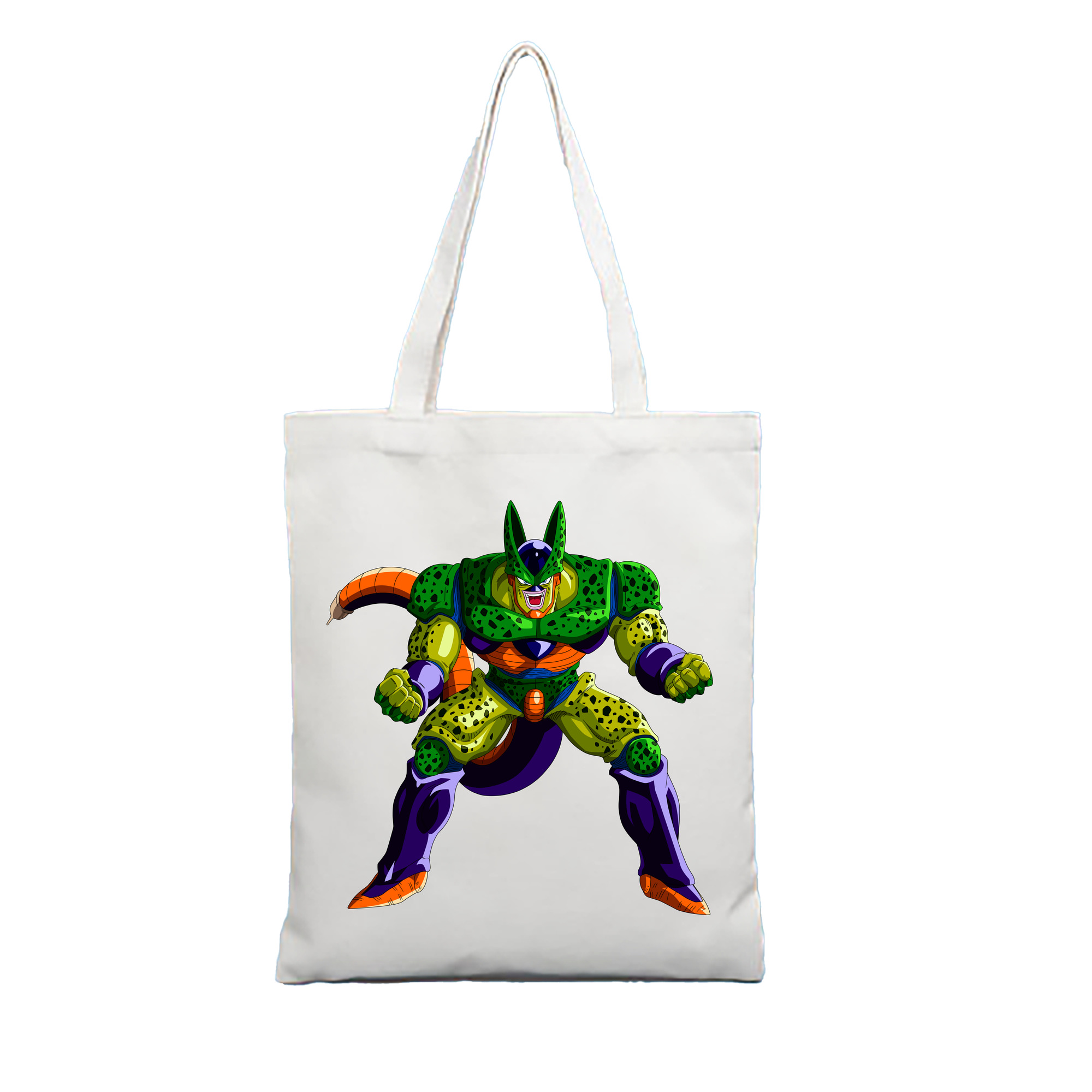（画像用） ドラゴンボール セル DRAGON BALL Cell 縦型キャンバス生地手提げバッグ　トートバッグ
