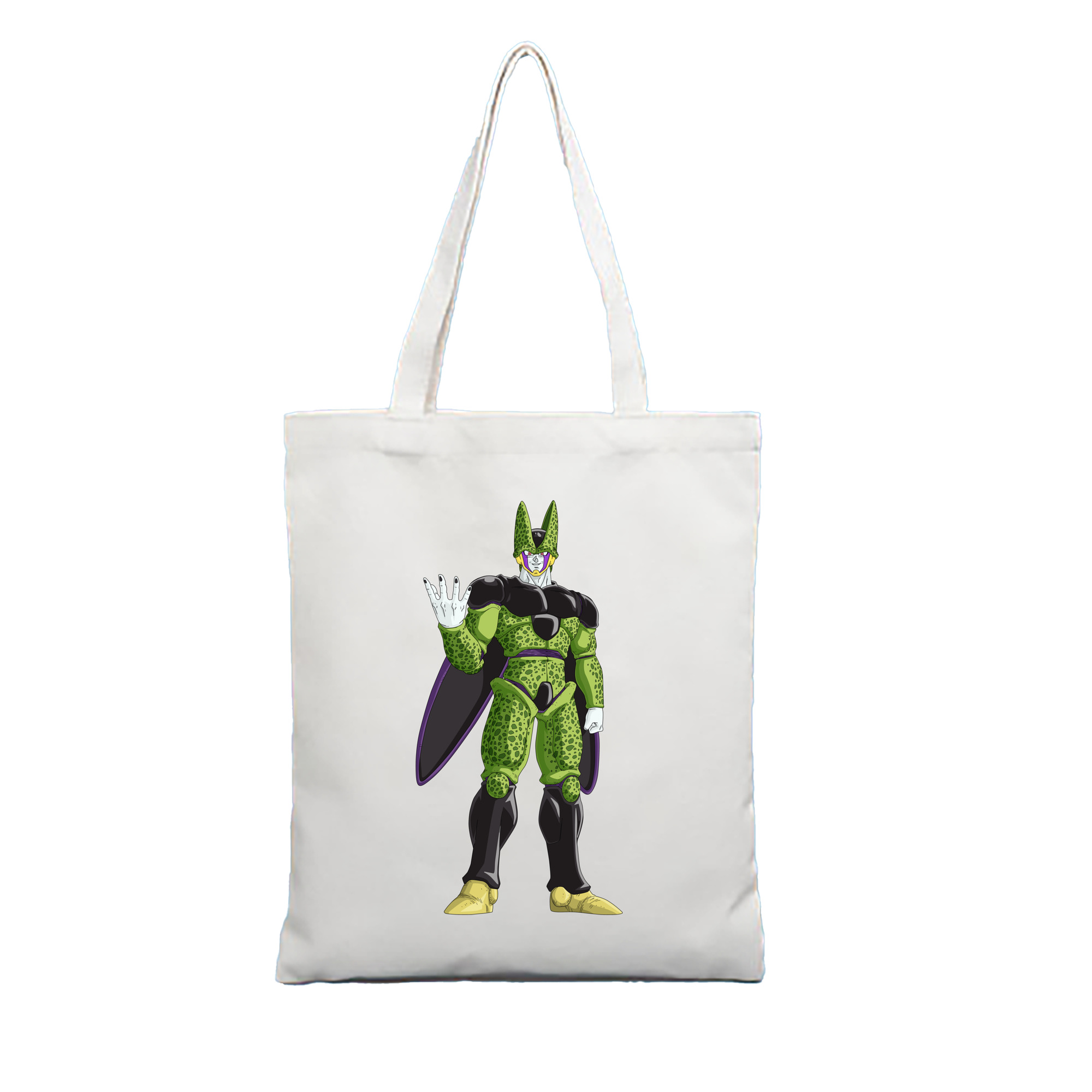 （画像用） ドラゴンボール セル DRAGON BALL Cell 縦型キャンバス生地手提げバッグ　トートバッグ