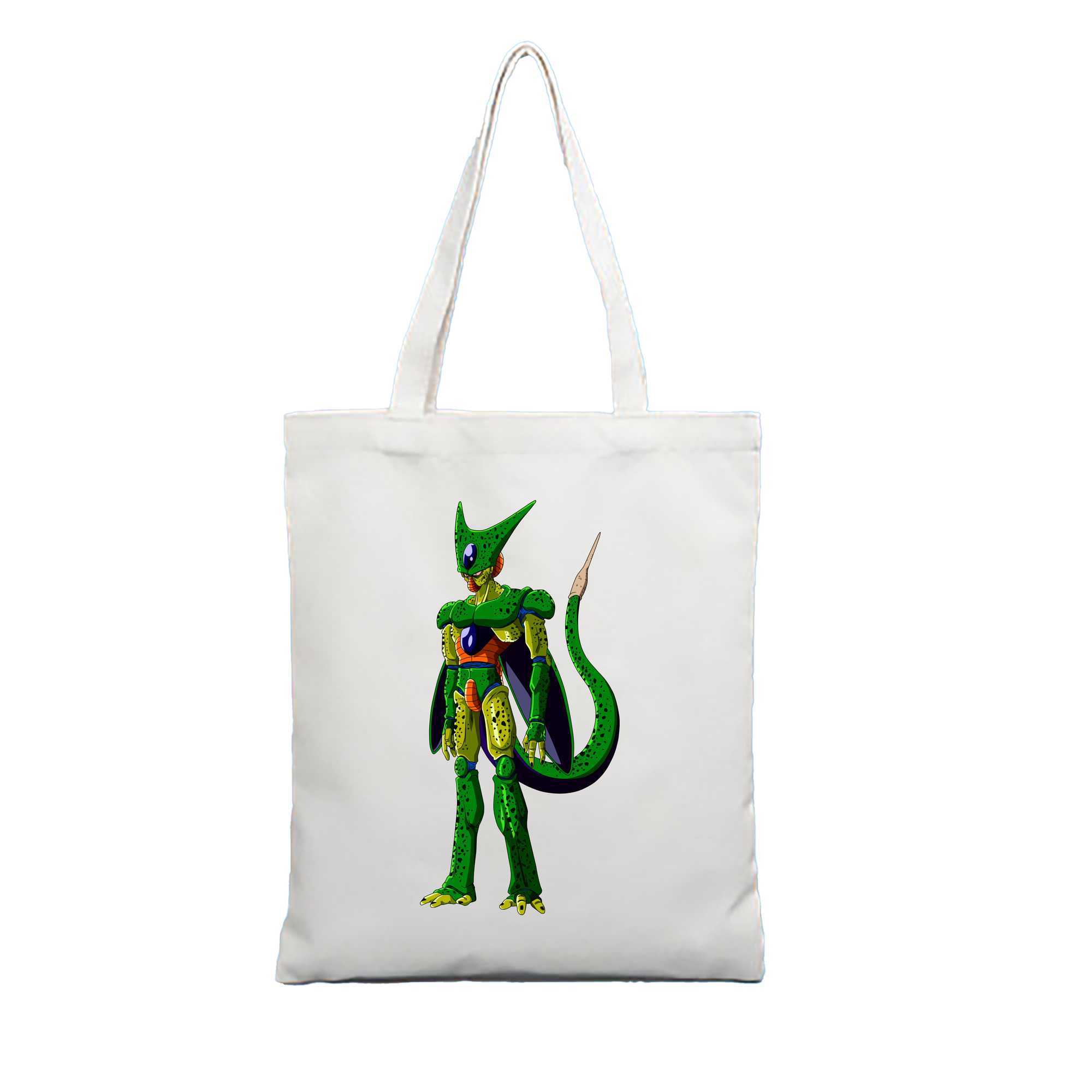 （画像用） ドラゴンボール セル DRAGON BALL Cell 縦型キャンバス生地手提げバッグ　トートバッグ
