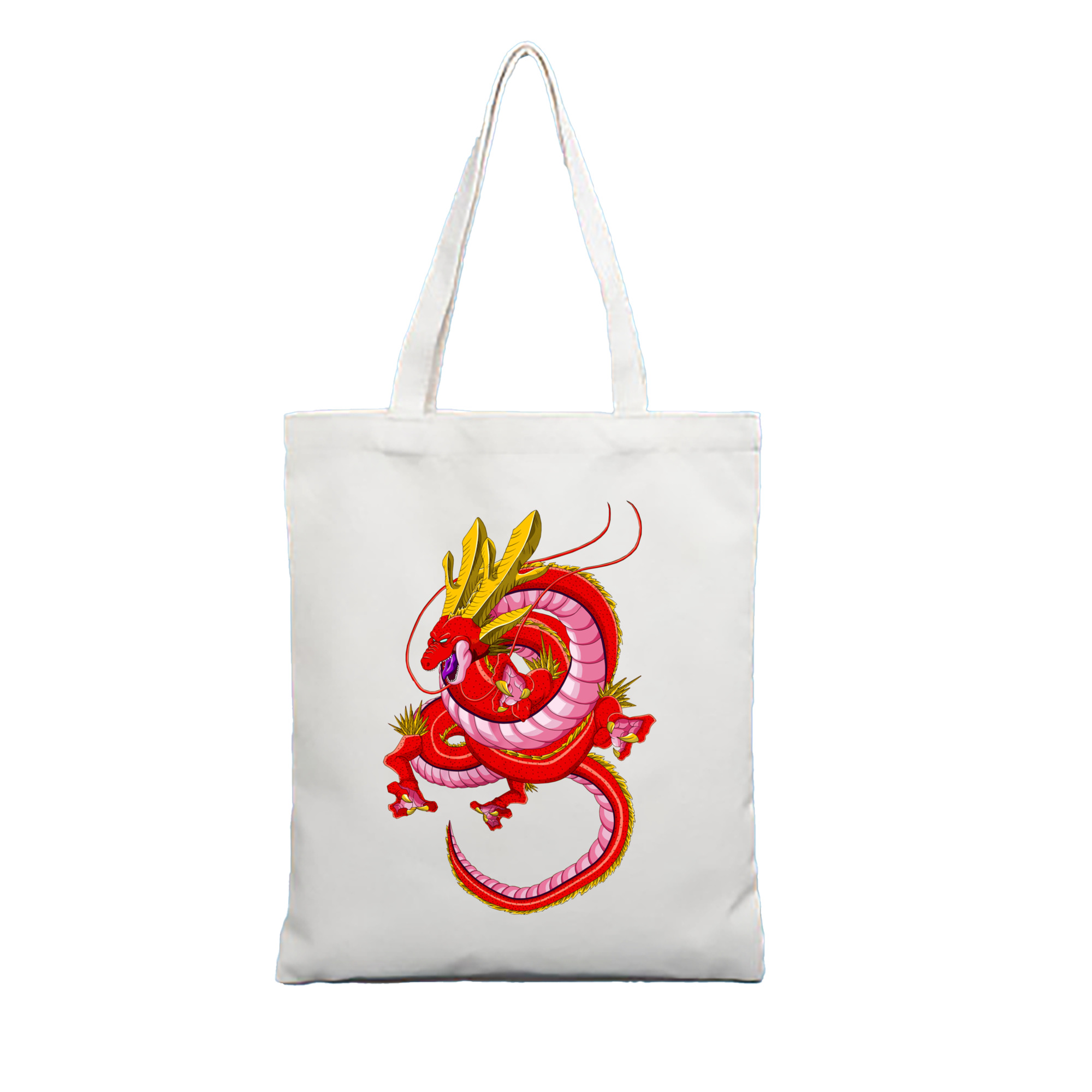 （画像用） ドラゴンボール 神龍 シェンロン DRAGON BALL Shenron 縦型キャンバス生地手提げバッグ　トートバッグ