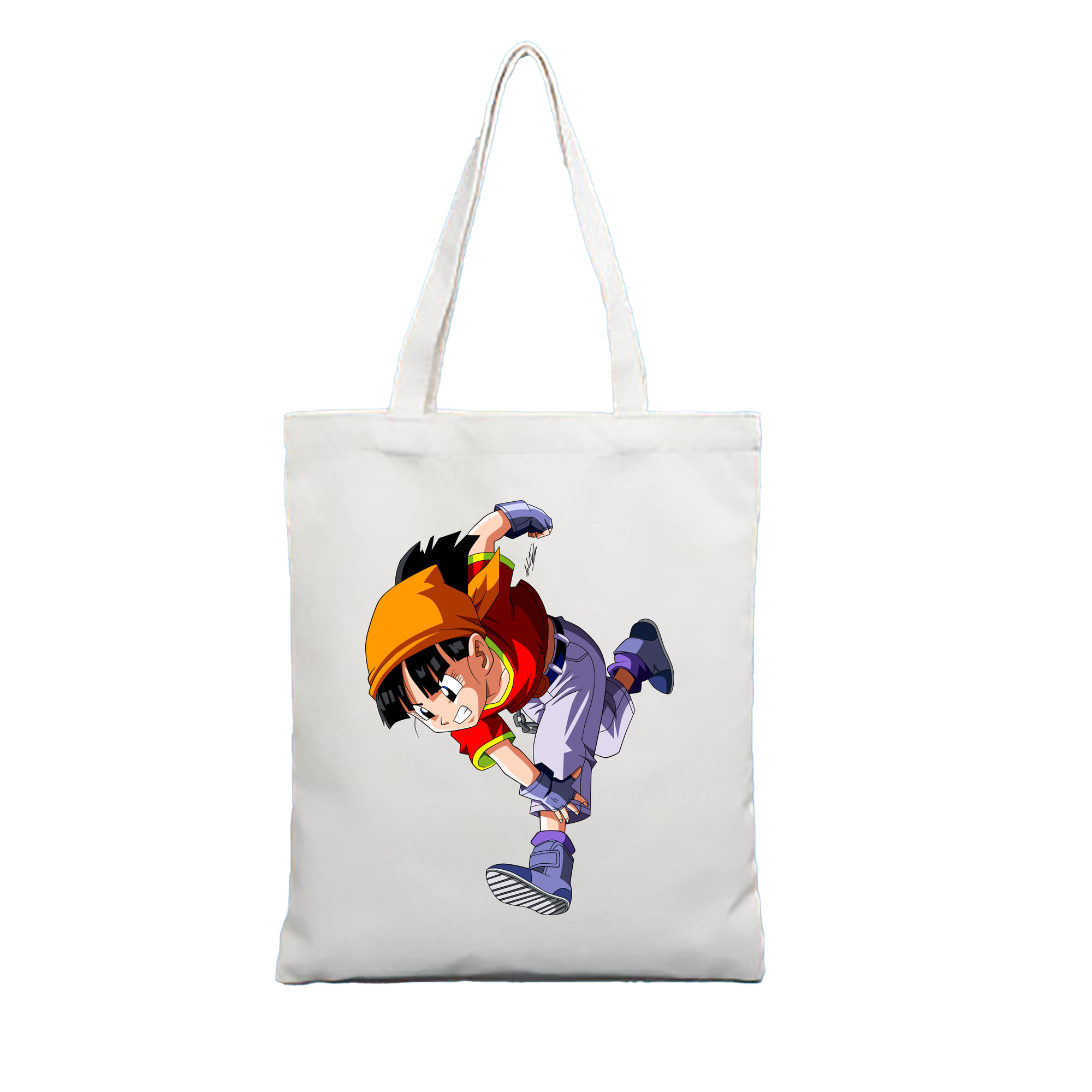 （画像用） ドラゴンボール パン DRAGON BALL Pan 縦型キャンバス生地手提げバッグ　トートバッグ