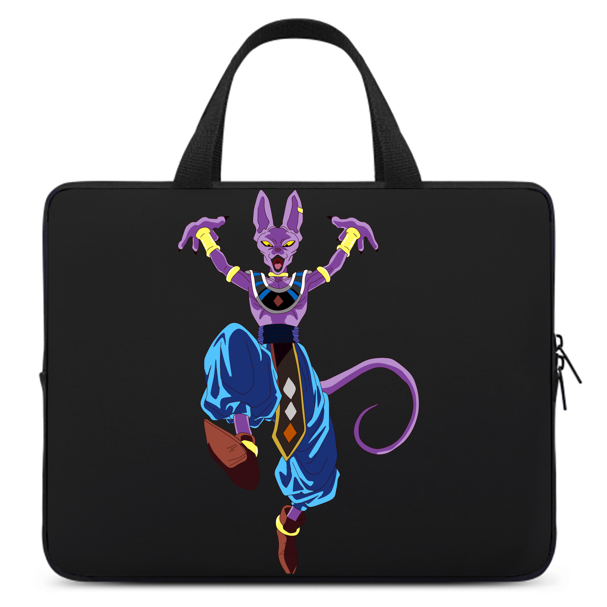 （画像用） ドラゴンボール ビルス 破壊神ビルス DRAGON BALL Beerus Birusu 手提げノートパソコンバッグ
