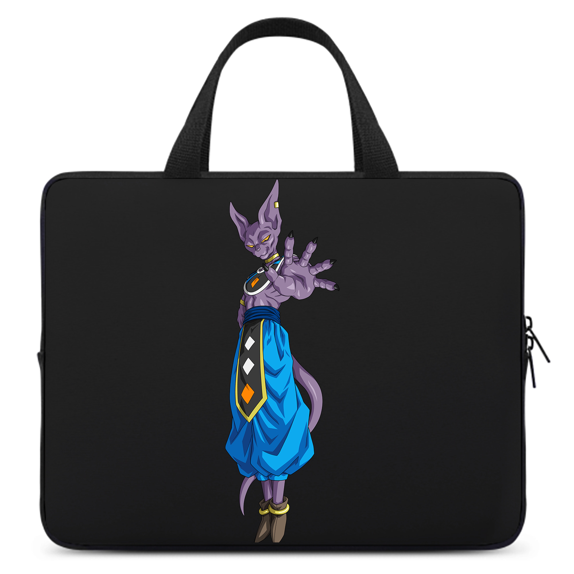 （画像用） ドラゴンボール ビルス 破壊神ビルス DRAGON BALL Beerus Birusu 手提げノートパソコンバッグ