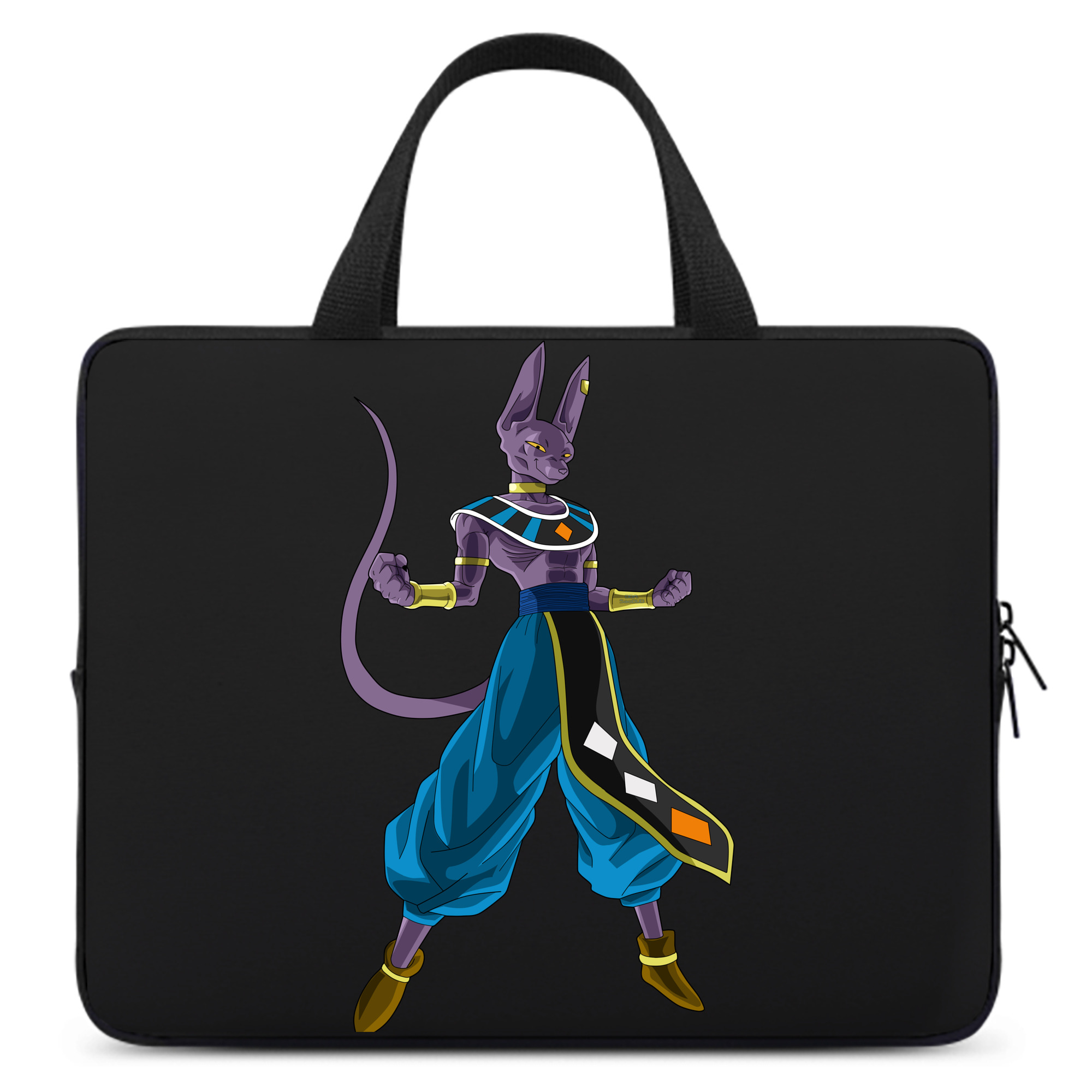 （画像用） ドラゴンボール ビルス 破壊神ビルス DRAGON BALL Beerus Birusu 手提げノートパソコンバッグ