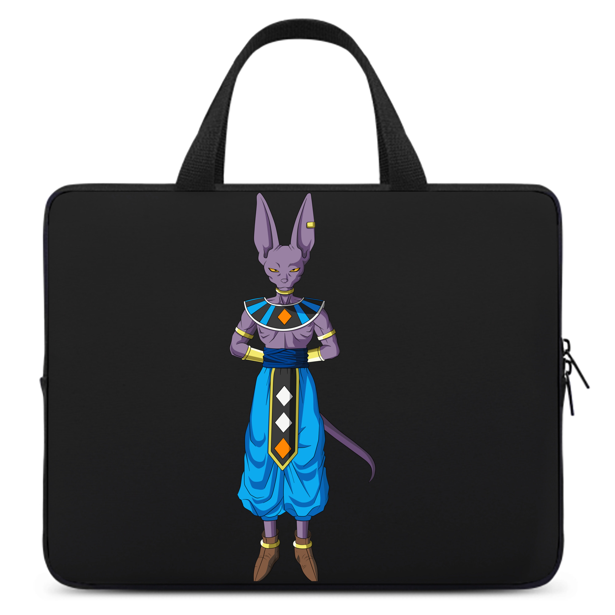 （画像用） ドラゴンボール ビルス 破壊神ビルス DRAGON BALL Beerus Birusu 手提げノートパソコンバッグ