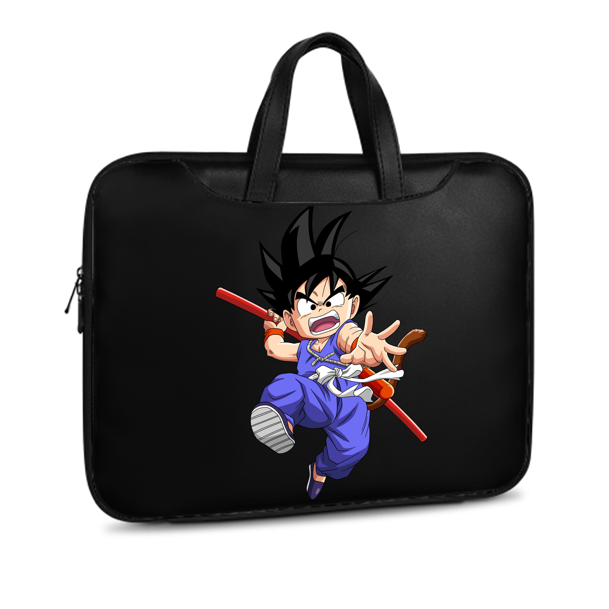 （画像用） ドラゴンボール 孫悟空（そん ごくう）Son Goku カカロット DRAGON BALL Kakarotto レザーラップトップバッグ　ノートパソコンケース