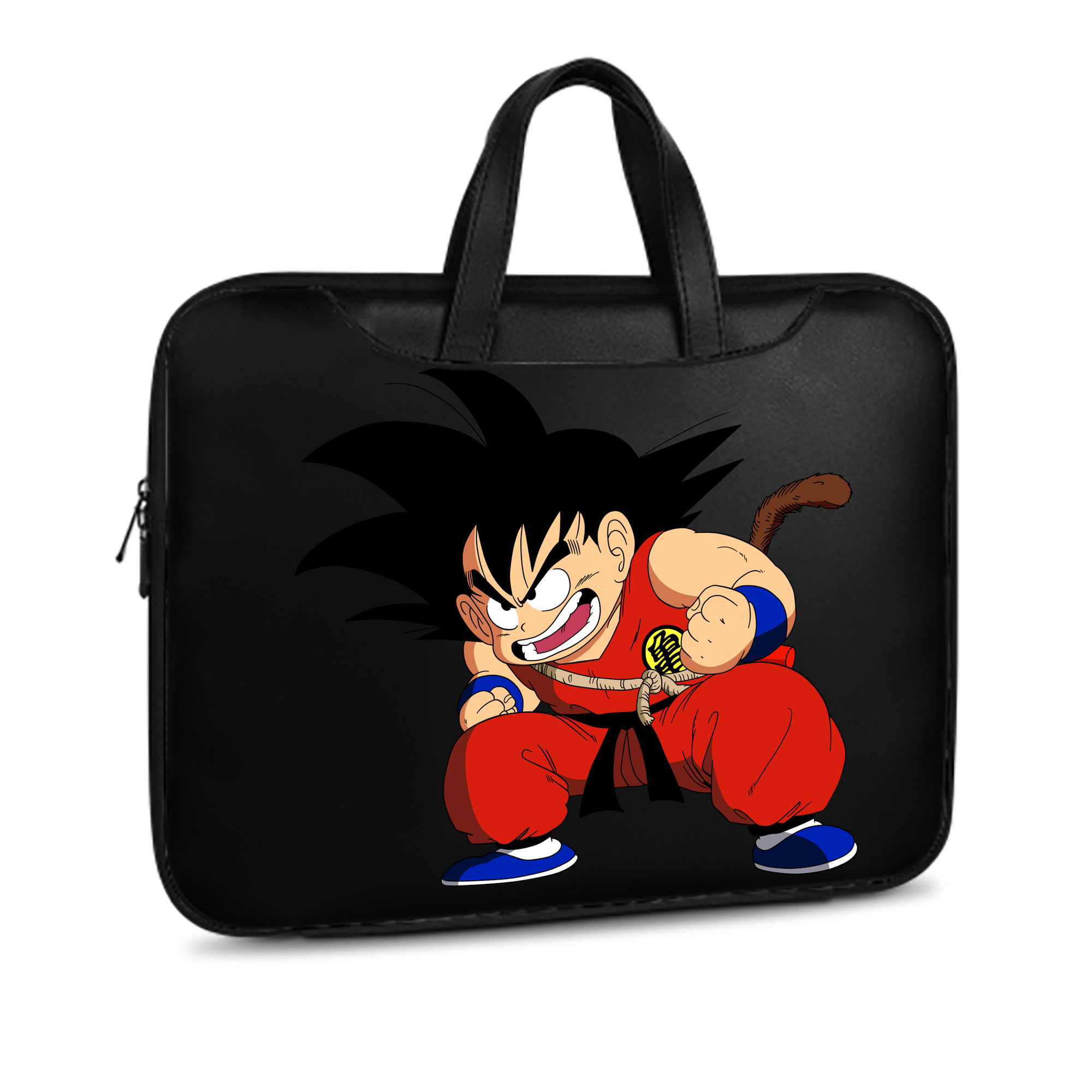 （画像用） ドラゴンボール 孫悟空（そん ごくう）Son Goku カカロット DRAGON BALL Kakarotto レザーラップトップバッグ　ノートパソコンケース