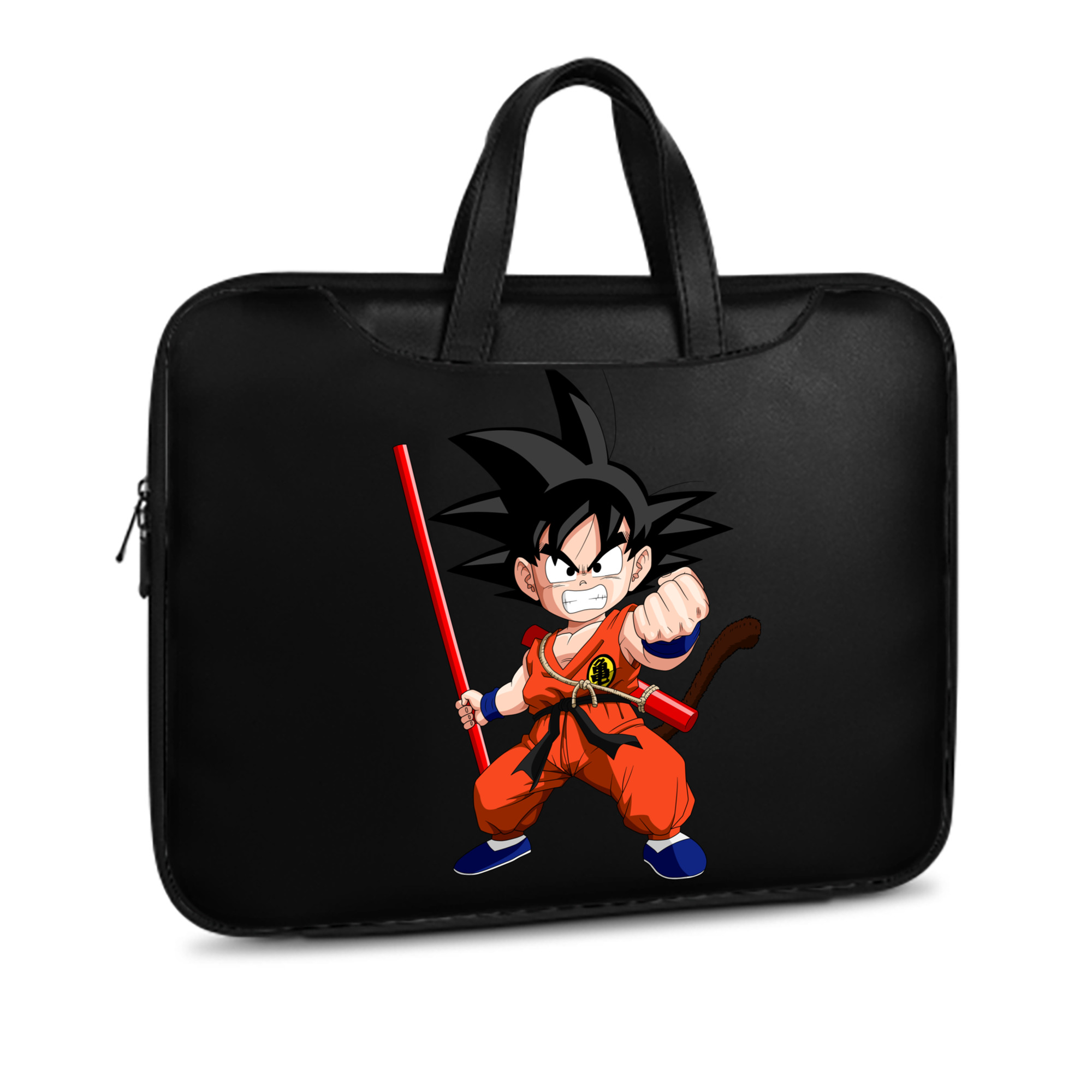 （画像用） ドラゴンボール 孫悟空（そん ごくう）Son Goku カカロット DRAGON BALL Kakarotto レザーラップトップバッグ　ノートパソコンケース