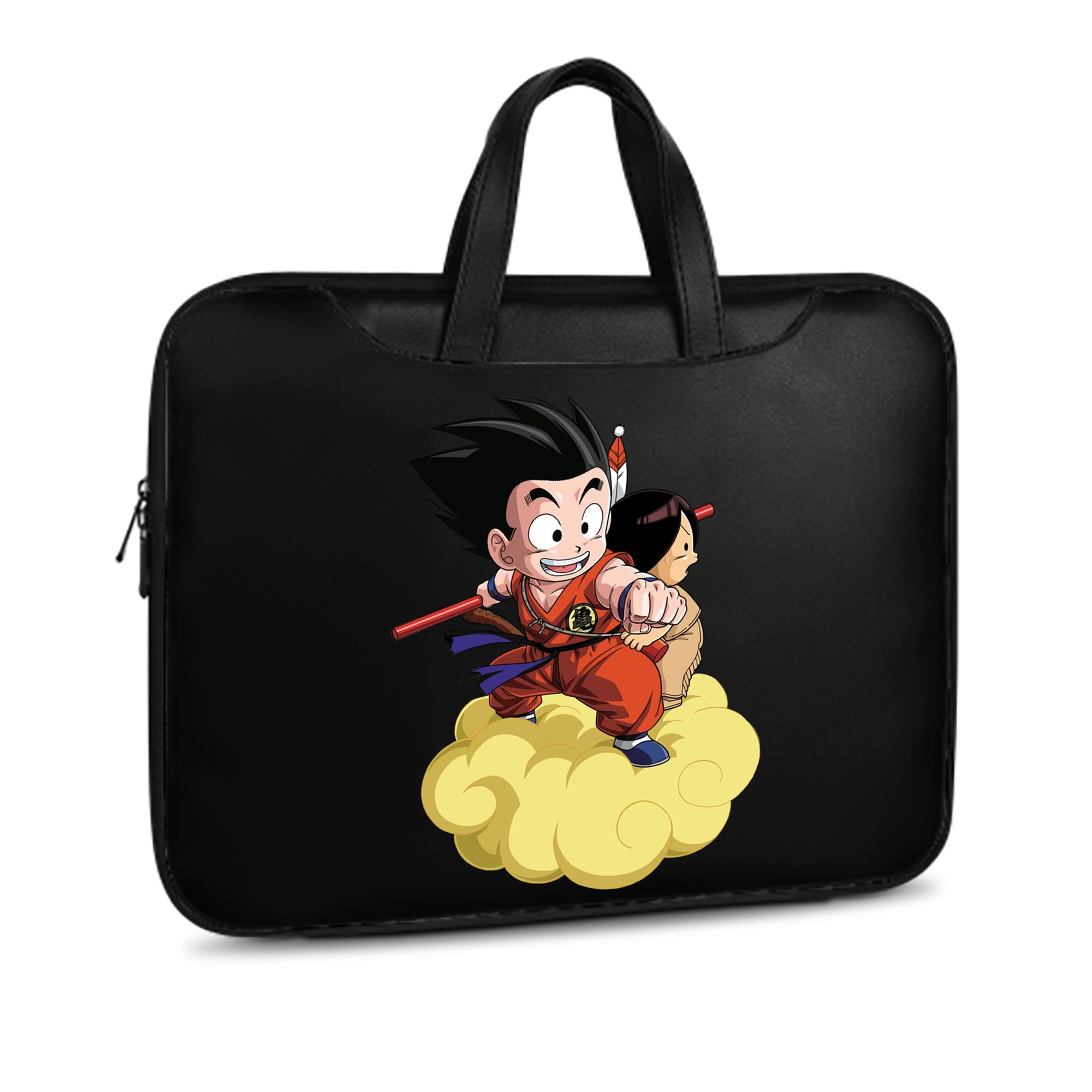 （画像用） ドラゴンボール 孫悟空（そん ごくう）Son Goku カカロット DRAGON BALL Kakarotto レザーラップトップバッグ　ノートパソコンケース