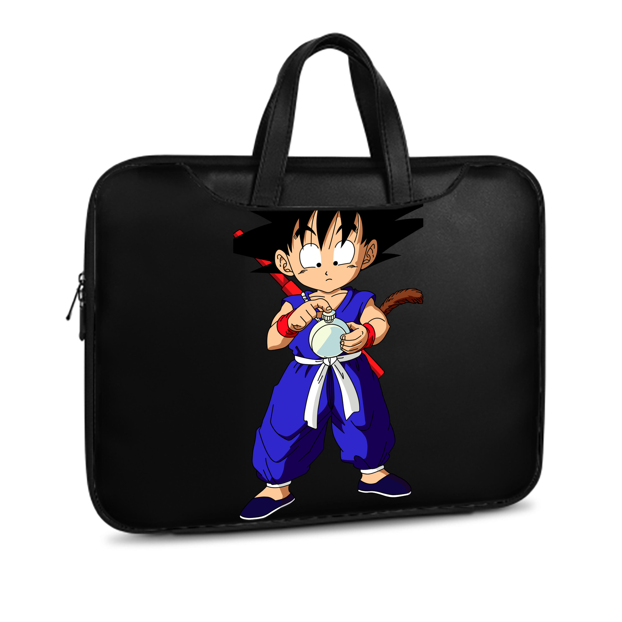 （画像用） ドラゴンボール 孫悟空（そん ごくう）Son Goku カカロット DRAGON BALL Kakarotto レザーラップトップバッグ　ノートパソコンケース
