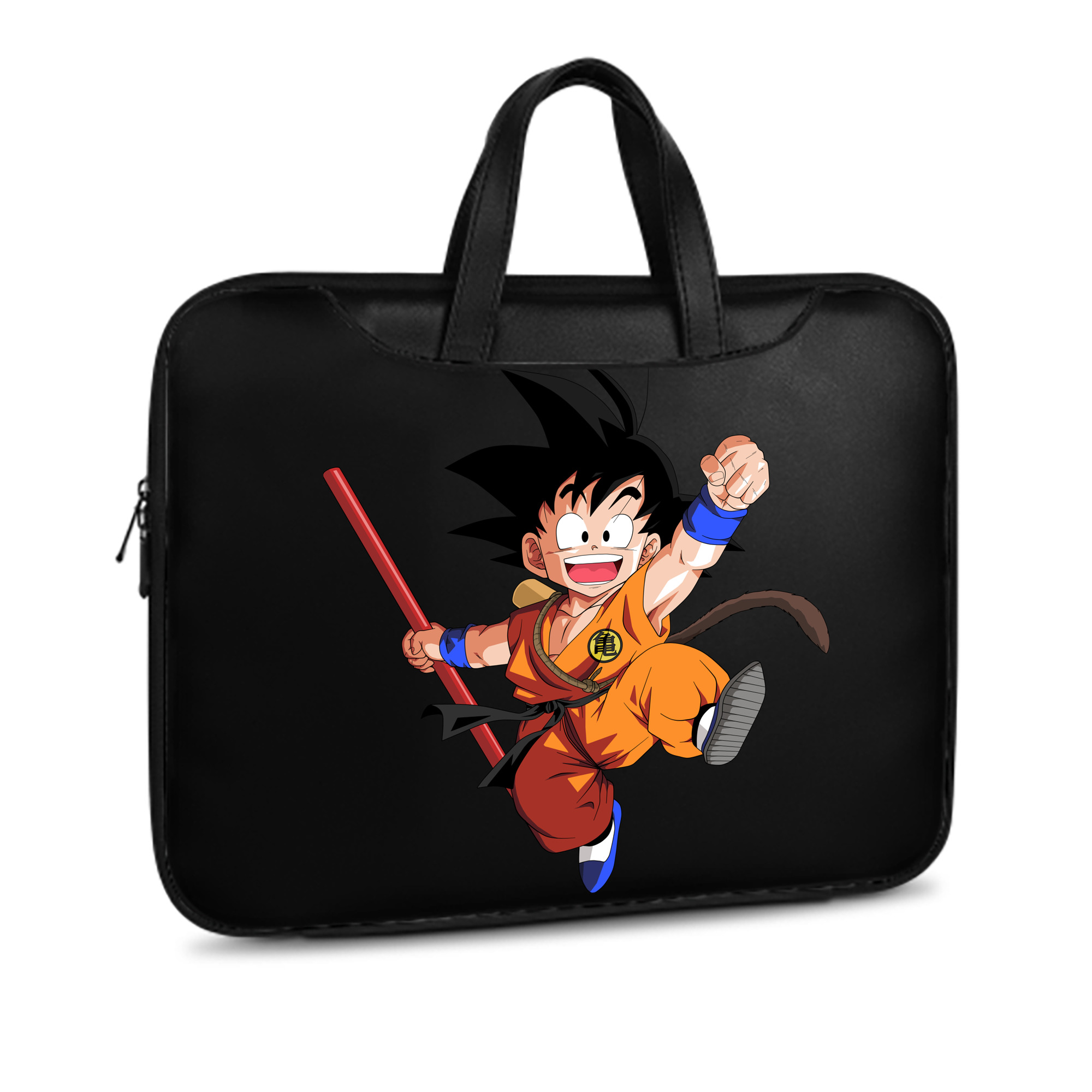 （画像用） ドラゴンボール 孫悟空（そん ごくう）Son Goku カカロット DRAGON BALL Kakarotto レザーラップトップバッグ　ノートパソコンケース