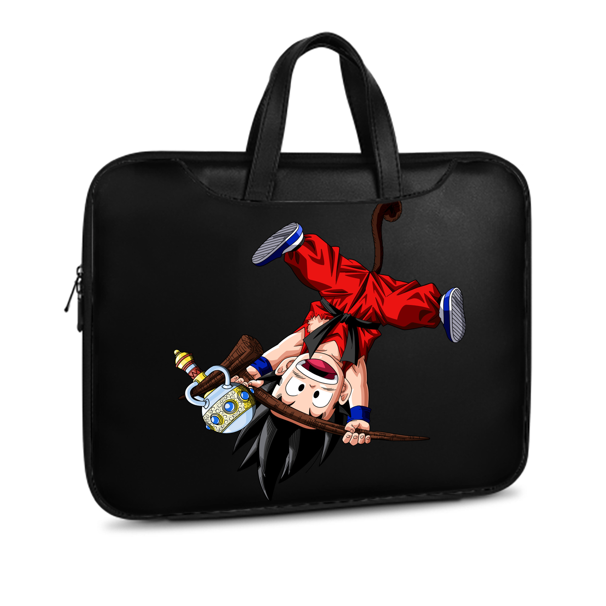 （画像用） ドラゴンボール 孫悟空（そん ごくう）Son Goku カカロット DRAGON BALL Kakarotto レザーラップトップバッグ　ノートパソコンケース