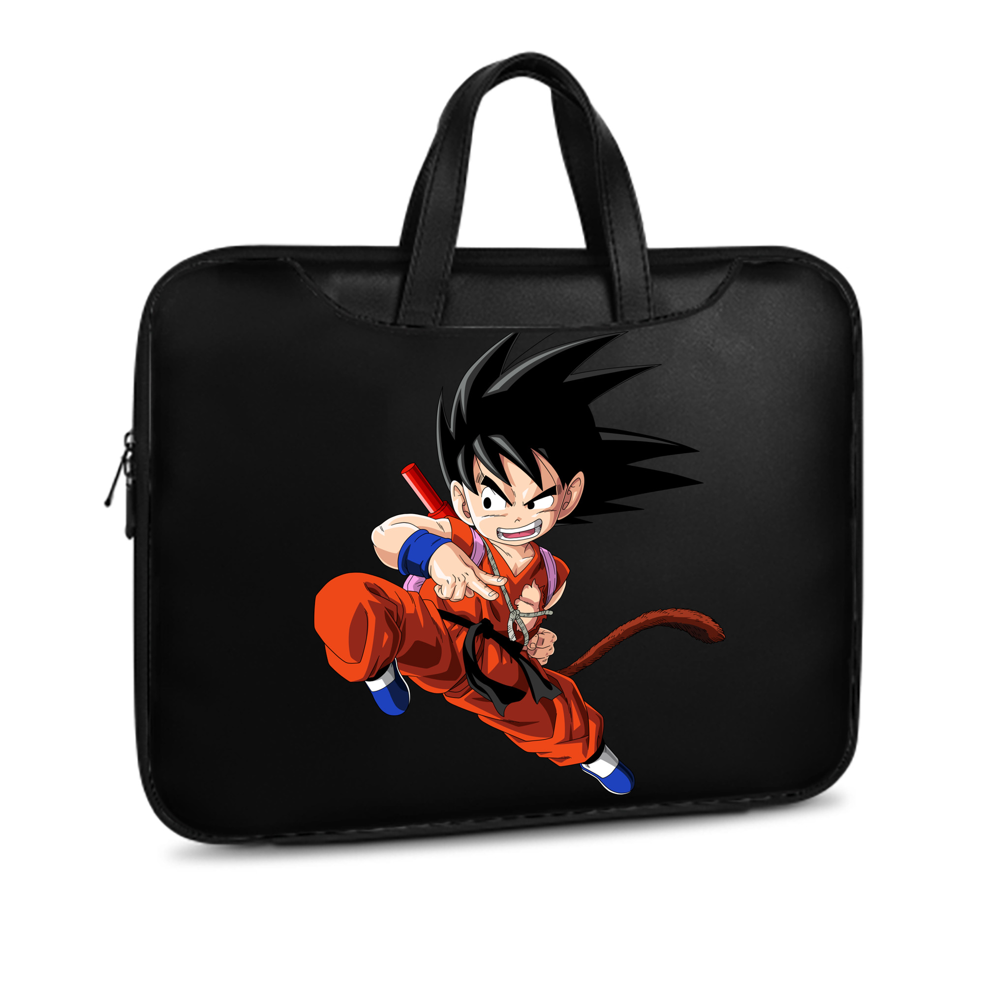 （画像用） ドラゴンボール 孫悟空（そん ごくう）Son Goku カカロット DRAGON BALL Kakarotto レザーラップトップバッグ　ノートパソコンケース