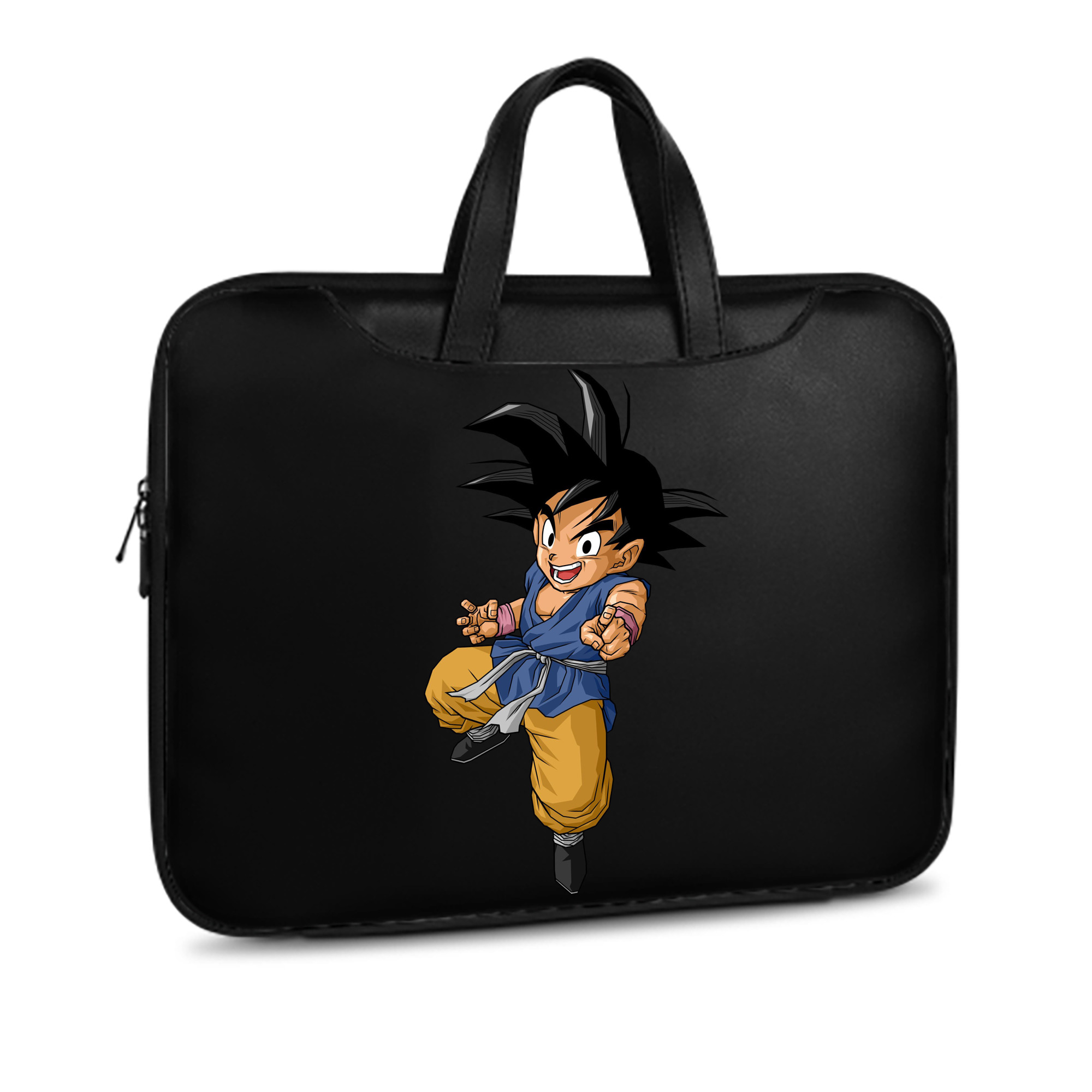 （画像用） ドラゴンボール 孫悟空（そん ごくう）Son Goku カカロット DRAGON BALL Kakarotto レザーラップトップバッグ　ノートパソコンケース