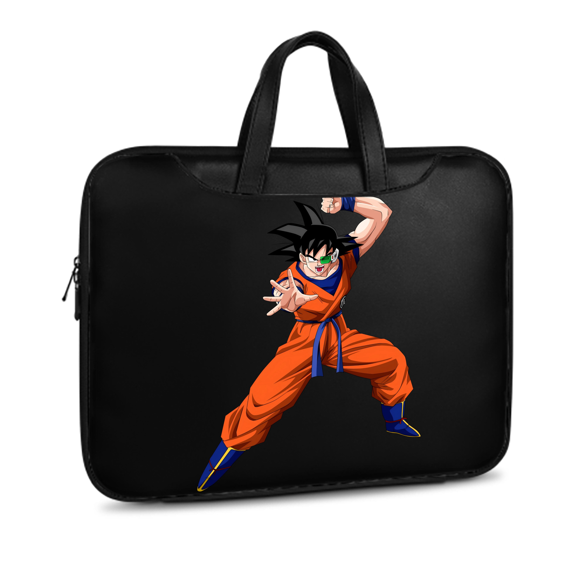 （画像用） ドラゴンボール 孫悟空（そん ごくう）Son Goku カカロット DRAGON BALL Kakarotto レザーラップトップバッグ　ノートパソコンケース