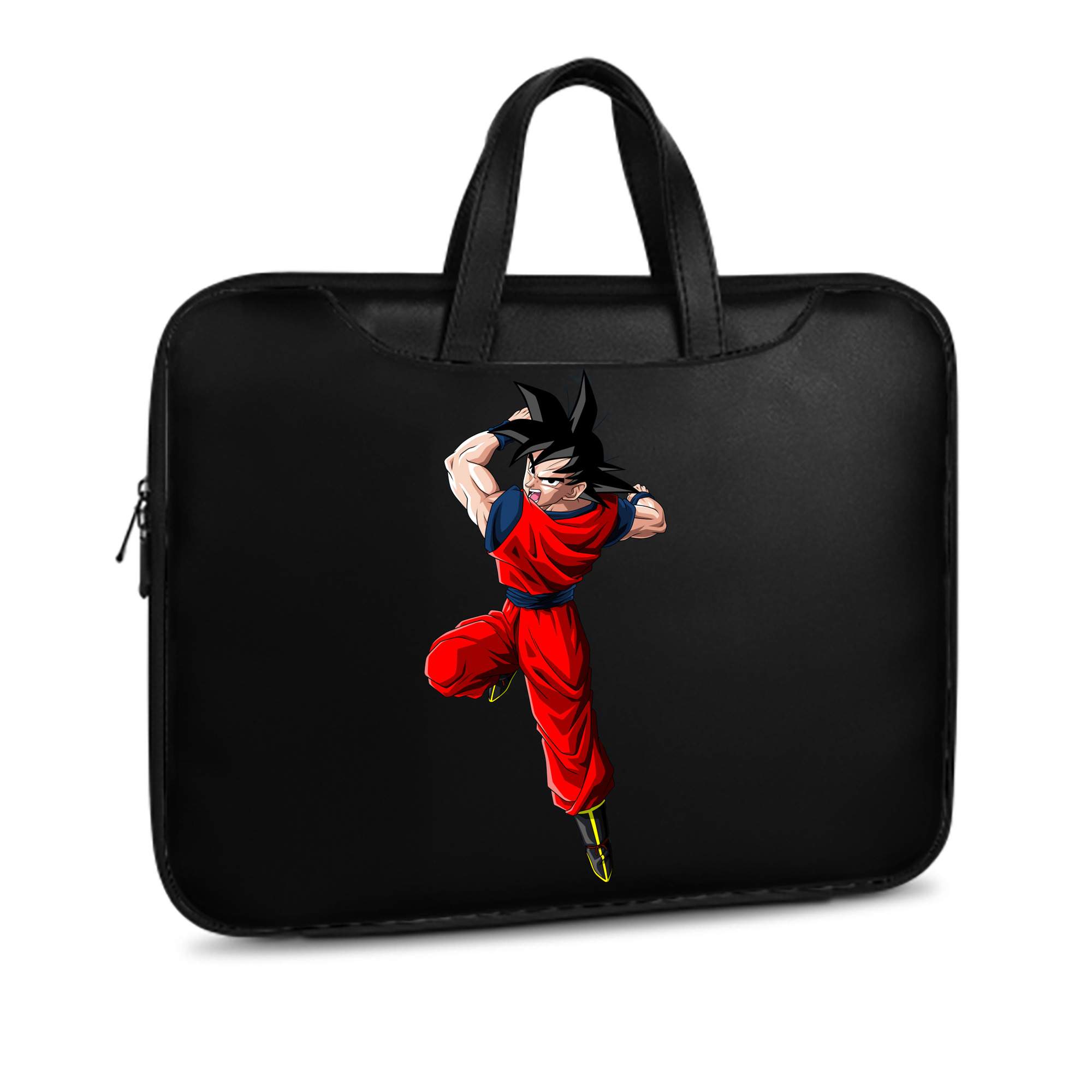 （画像用） ドラゴンボール 孫悟空（そん ごくう）Son Goku カカロット DRAGON BALL Kakarotto レザーラップトップバッグ　ノートパソコンケース