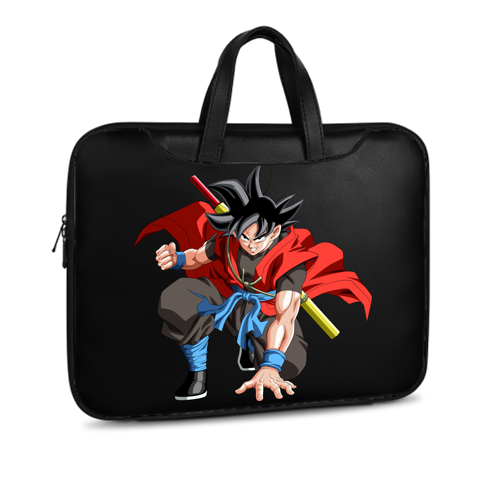 （画像用） ドラゴンボール 孫悟空（そん ごくう）Son Goku カカロット DRAGON BALL Kakarotto レザーラップトップバッグ　ノートパソコンケース