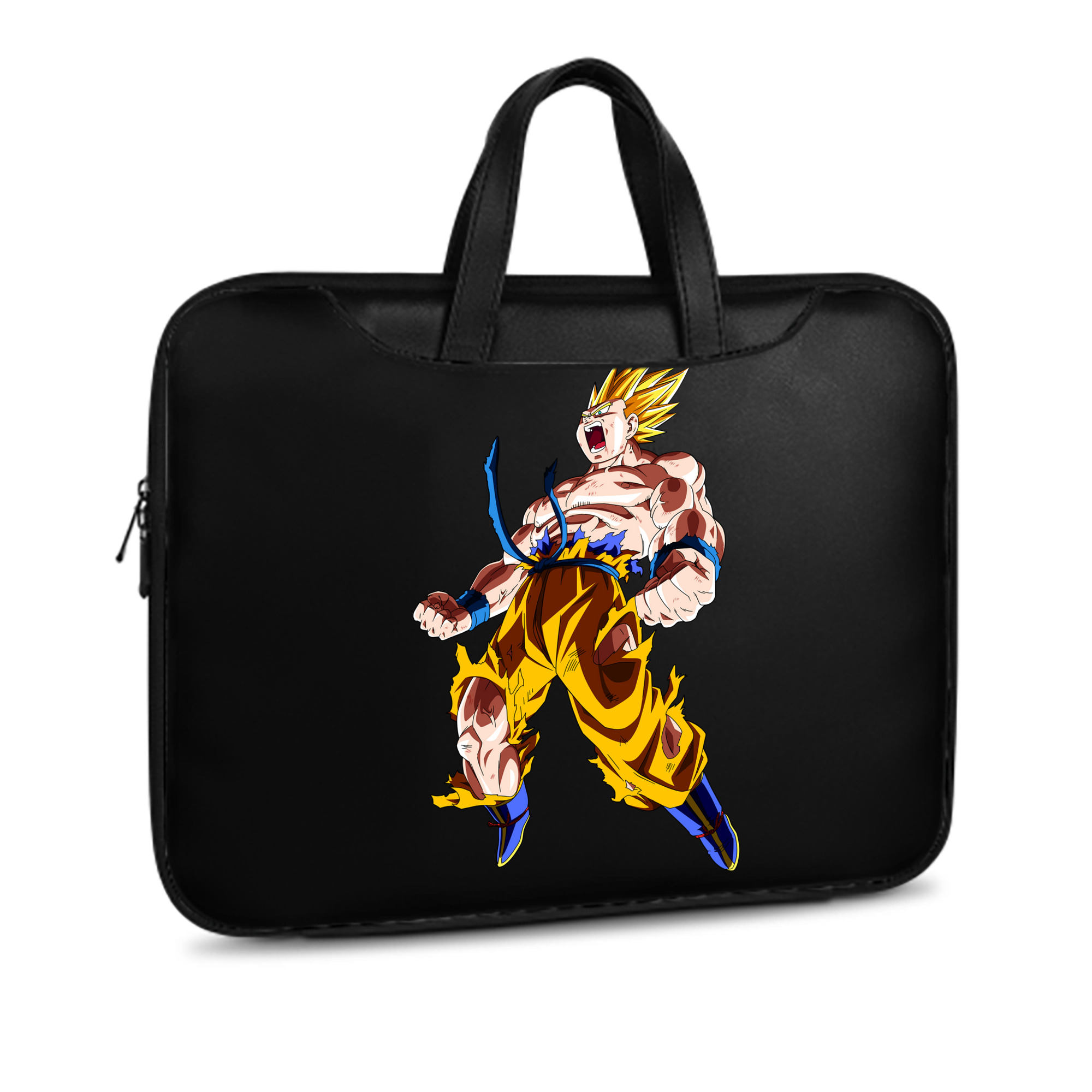 （画像用） ドラゴンボール 孫悟空（そん ごくう）Son Goku カカロット DRAGON BALL Kakarotto レザーラップトップバッグ　ノートパソコンケース