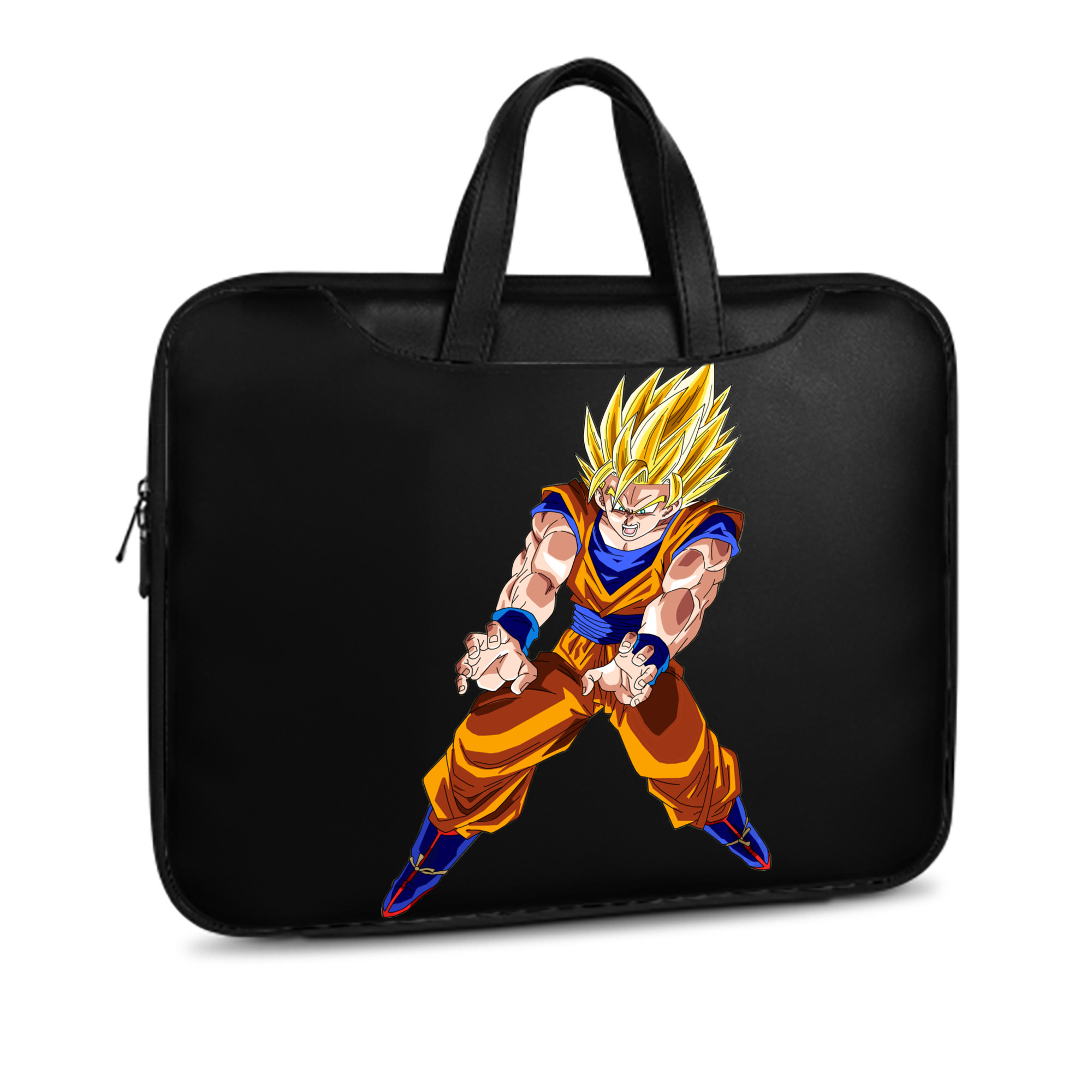 （画像用） ドラゴンボール 孫悟空（そん ごくう）Son Goku カカロット DRAGON BALL Kakarotto レザーラップトップバッグ　ノートパソコンケース